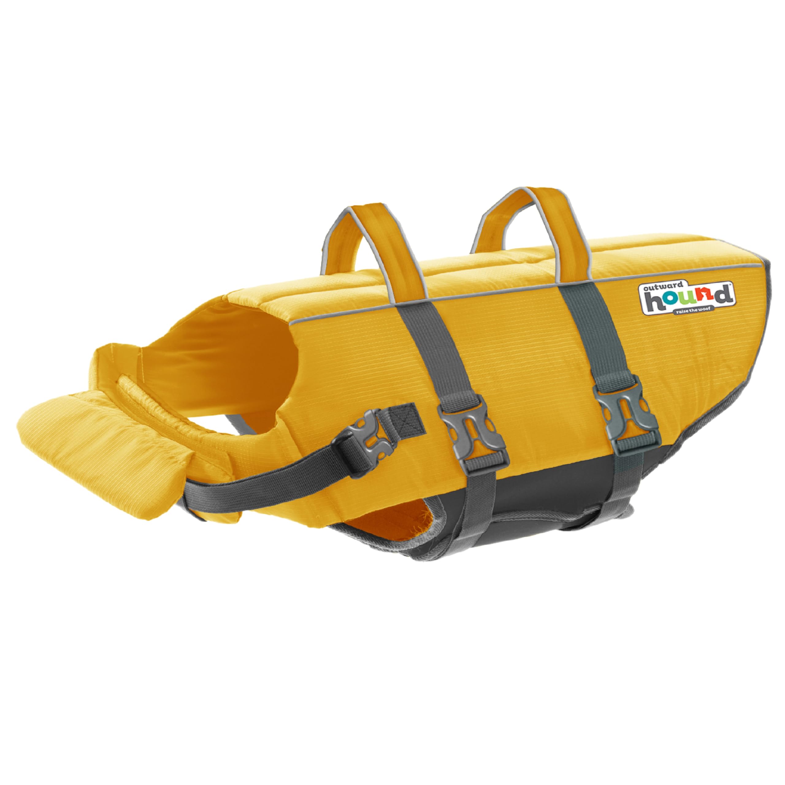 Outward Hound Granby Splash Yellow Dog Life Jacket, Xl