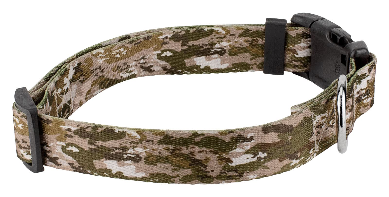 Country Brook Petz - Deluxe Desert Viper Camo Dog Collar - Made In The U.S.A. - Camouflage Collection With 17 Rugged Designs (1 Inch, Extra Large)