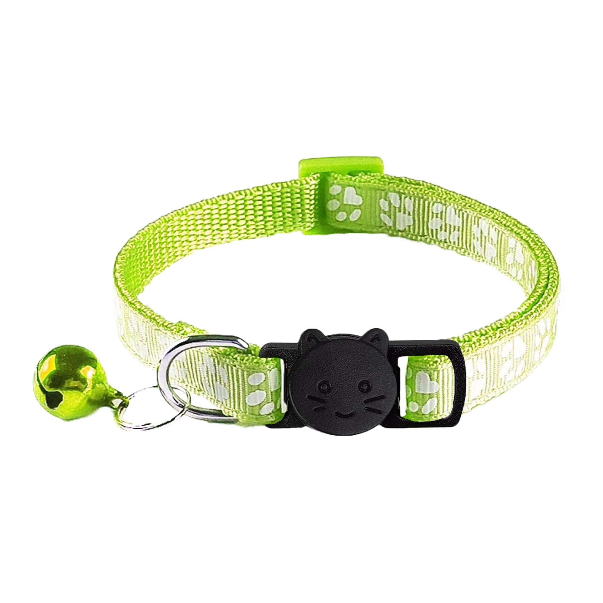 zulinlong 2 Pack Cat Collars - Reflective, Breakaway Design with Bells, Adjustable from 7.5 to 12.5 Inches, Ideal Kitten Collar