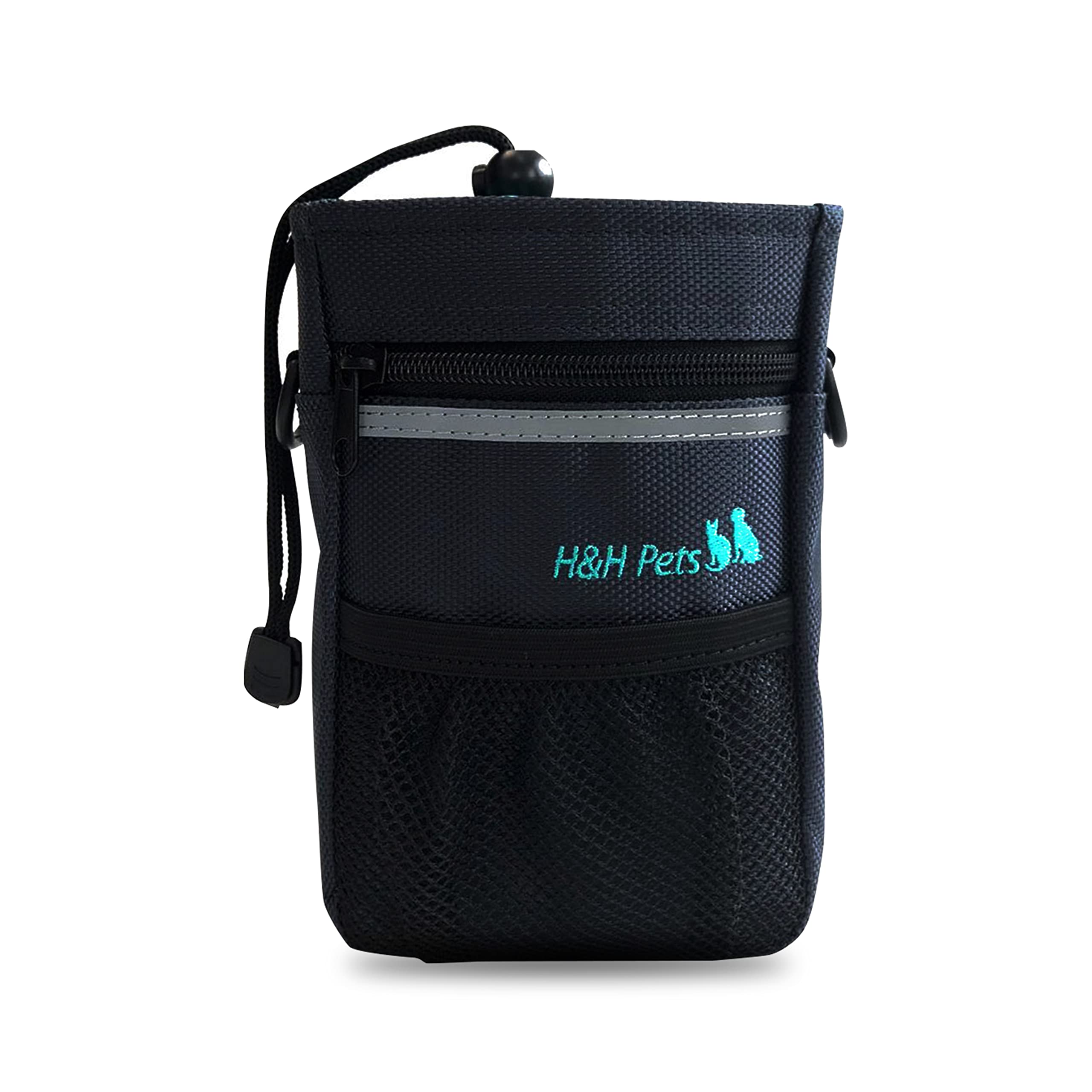 H&H Pets Dog Treat Pouch with Shoulder Strap, Waste Bag Dispenser, Dog Treat Pouch, Training Accessories