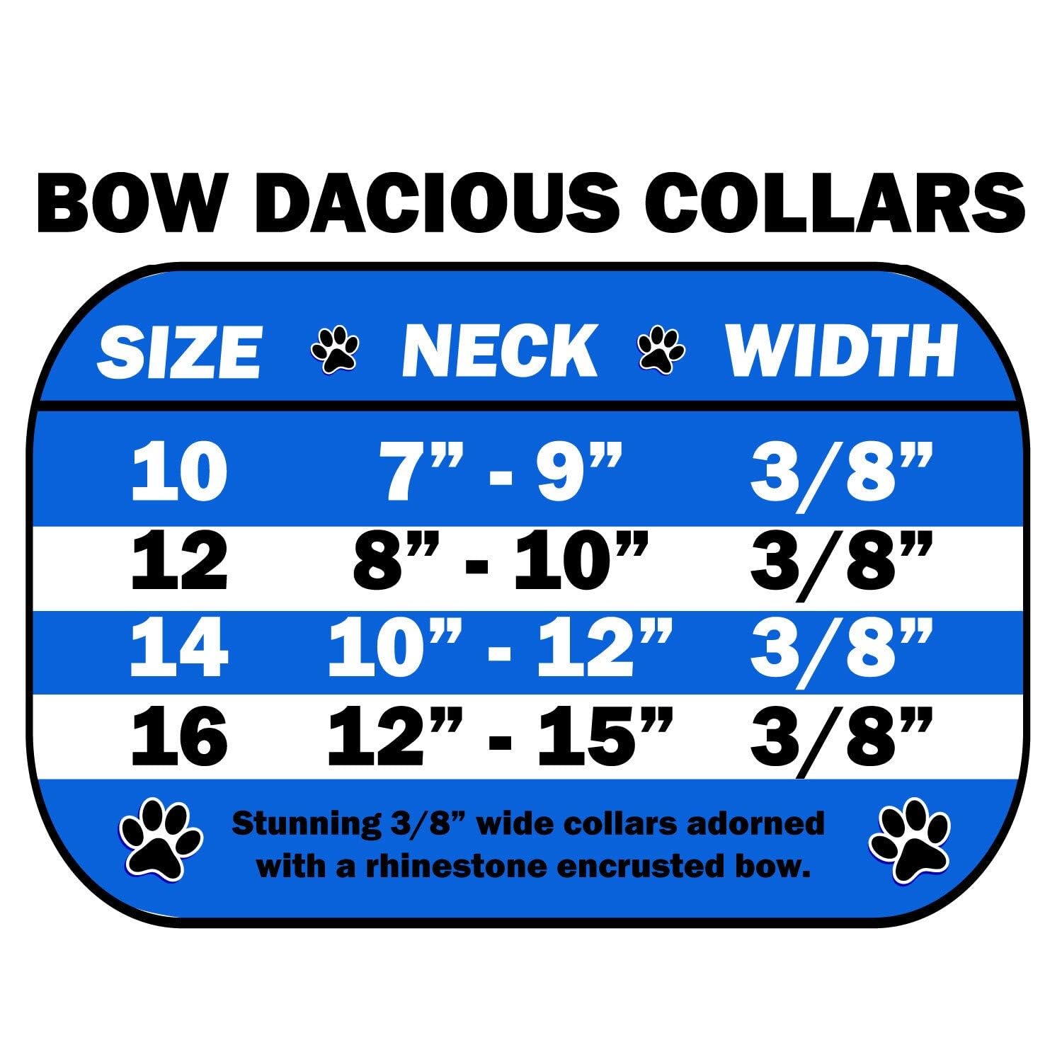 Dog, Puppy & Pet Fashion Collar, Bow-Dacious Crystal Red 10