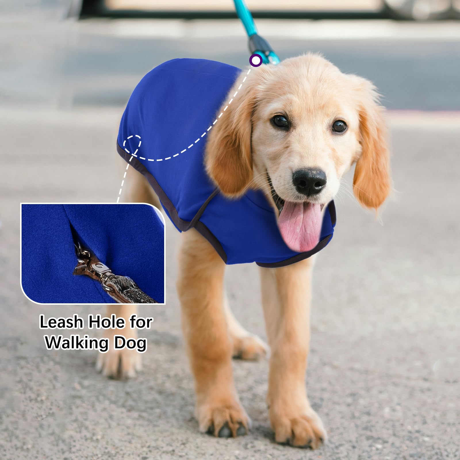 Rozkitch Dog Winter Coat Soft Pullover Pajamas, Pet Windproof Warm Cold Weather Jacket Vest Cozy Onesie Jumpsuit Apparel Outfit