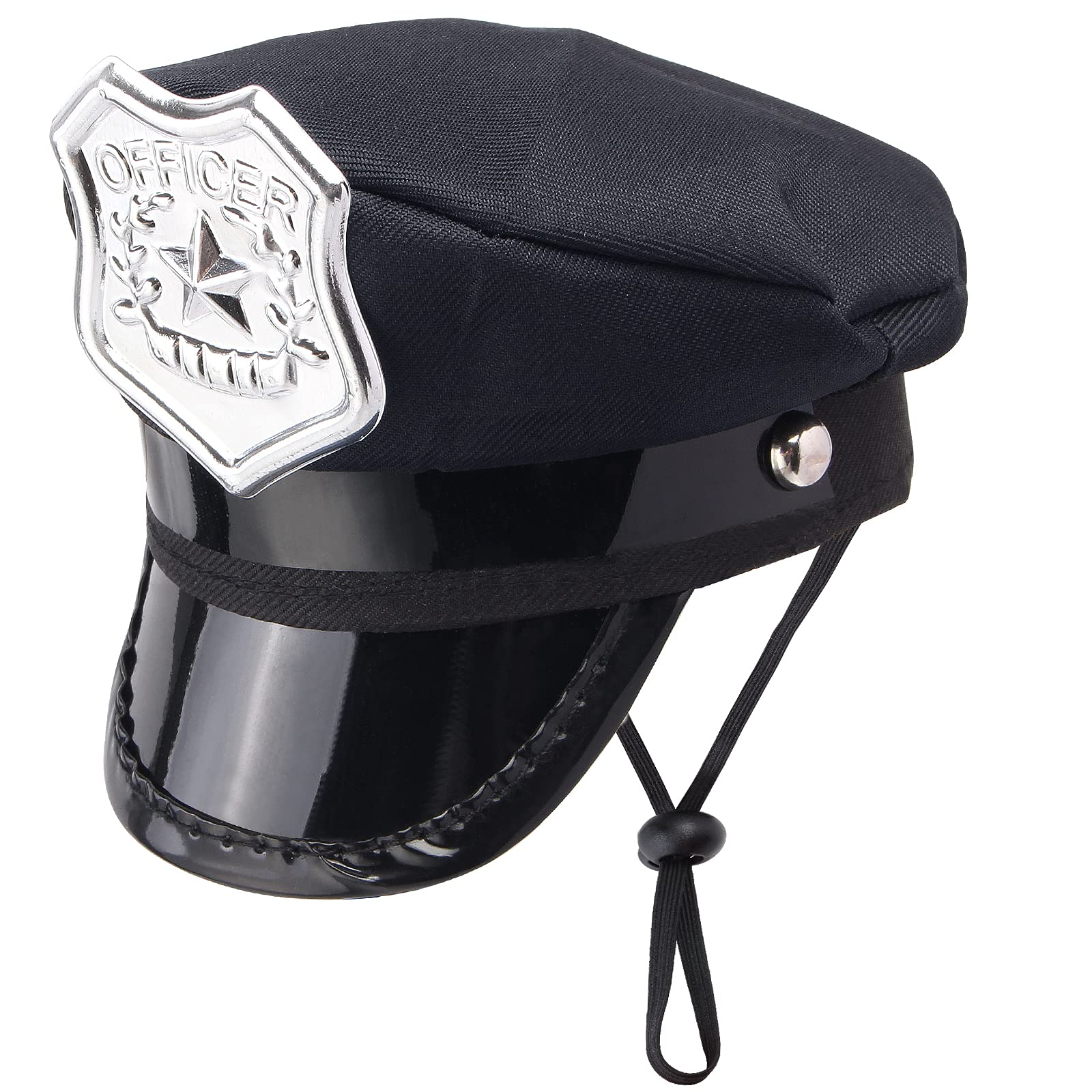 Yewong Pet Police Costume Accessory Set Pet Dog Cat Police Hat Badge Aviator Sunglasses Pet Dress Up Kit For Halloween Christmas