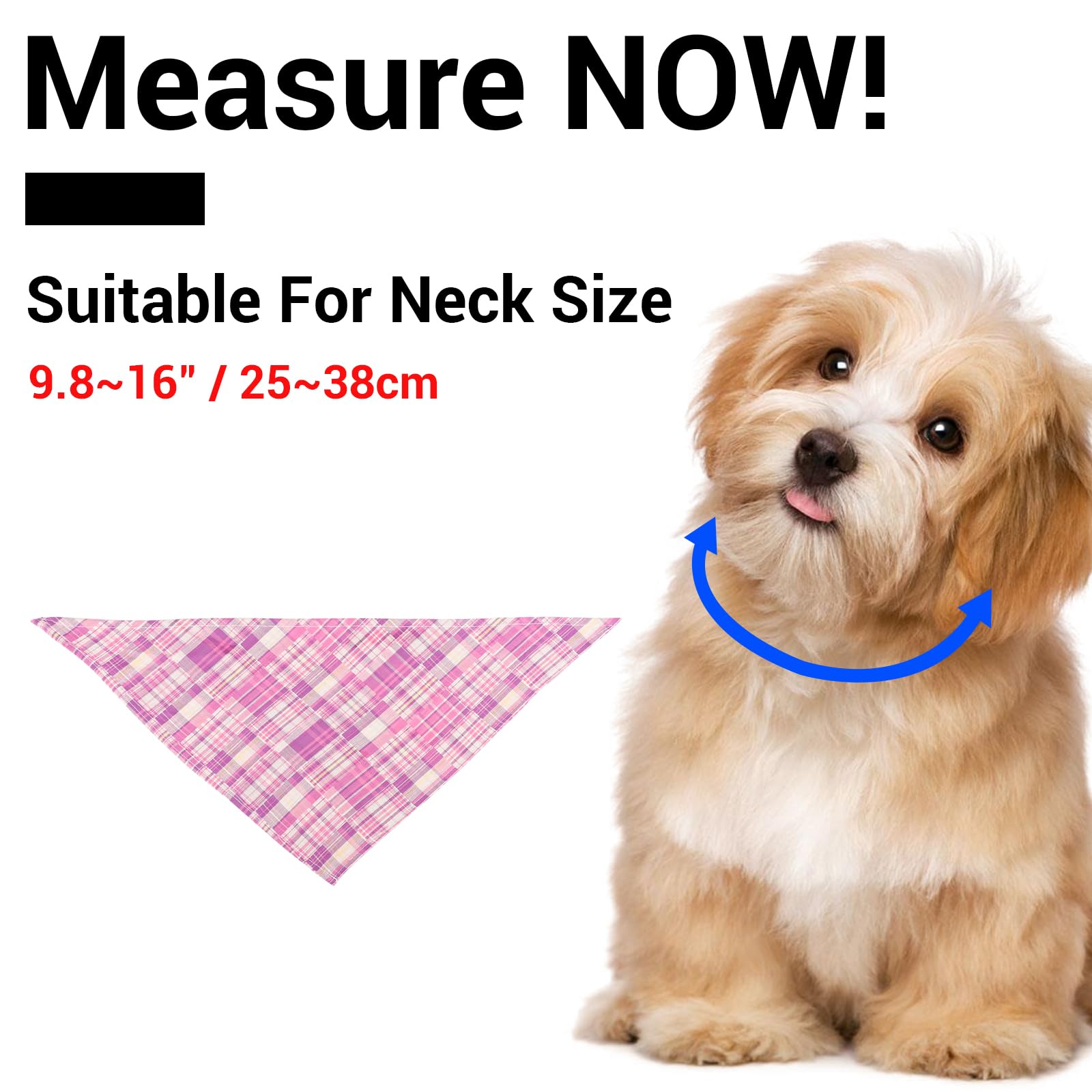Segarty 30 Pack Pet Scarf, 22.8X15.7 Dog Bandanas Triangle Plaid Bibs Accessories Bulk For Small Medium Dogs Cats Large Pupp