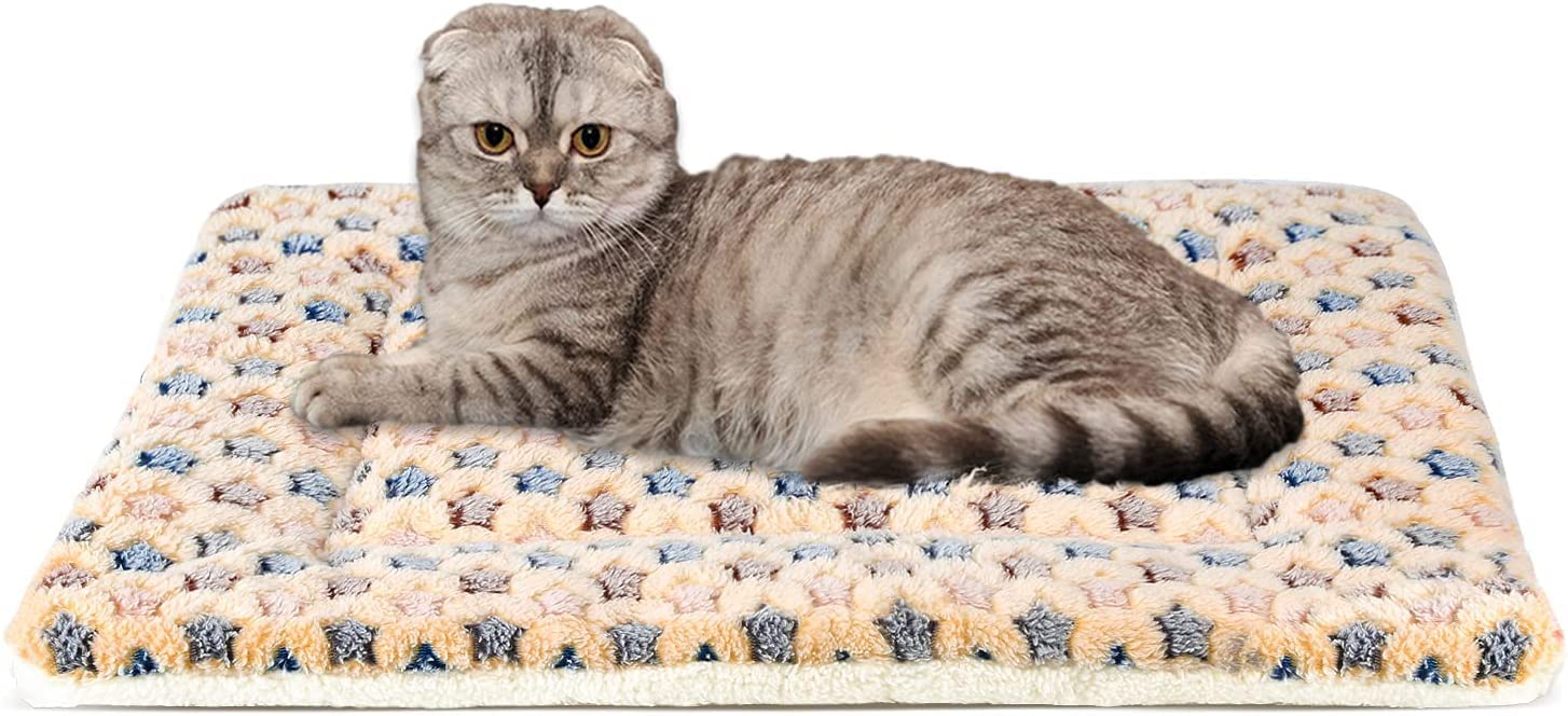 Mora Pets Ultra Soft Pet Bed Washable Dog Bed Crate Mat For Large Medium Small Dogs Reversible Fleece Dog Crate Kennel Pad Cat P