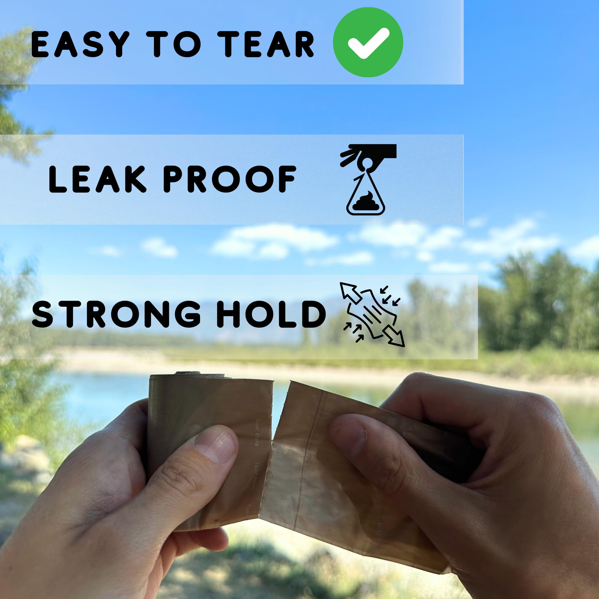 Shawnco Dream Bag'S- Heavy Duty Dog Poop Bags, Extra Thick And Leak Proof Unscented Waste Bags For Small, Medium And Large Dogs