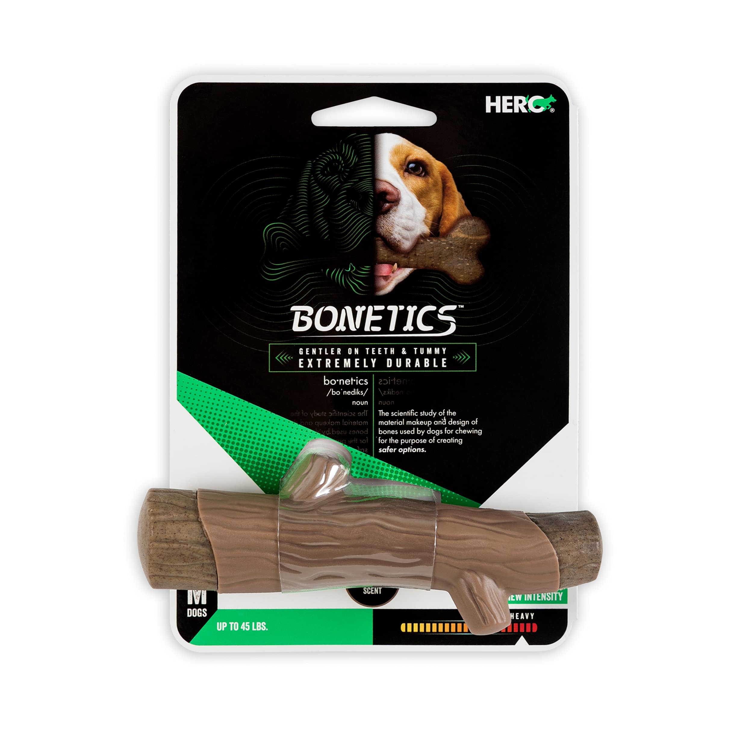 Hero Dog Bonetics Chew Stick Wood Medium