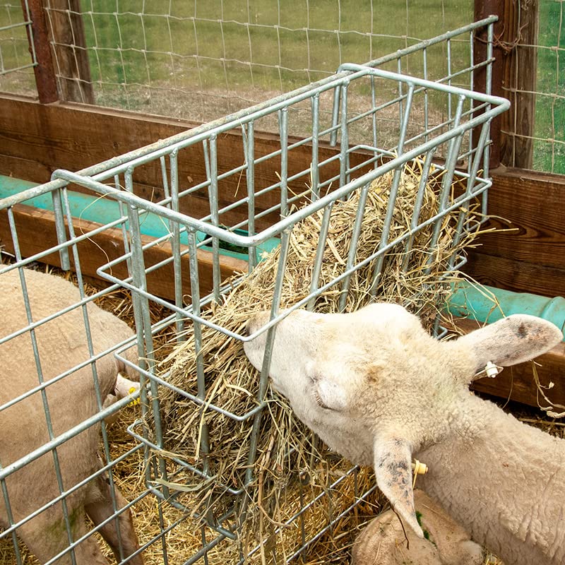 Premier 1 Supplies X-Tuff Single Sided Hay Feeder - Hot Dipped Galvanized, Model 938135
