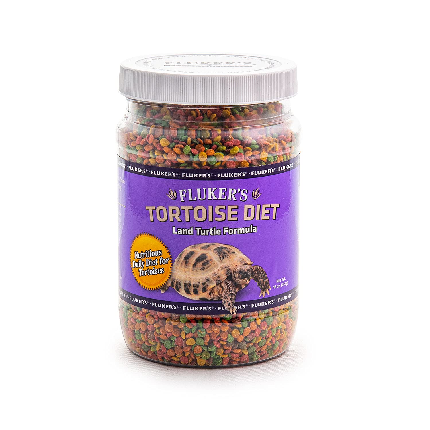 Flukers Tortoise Diet Small Pellet Food, 16 oz