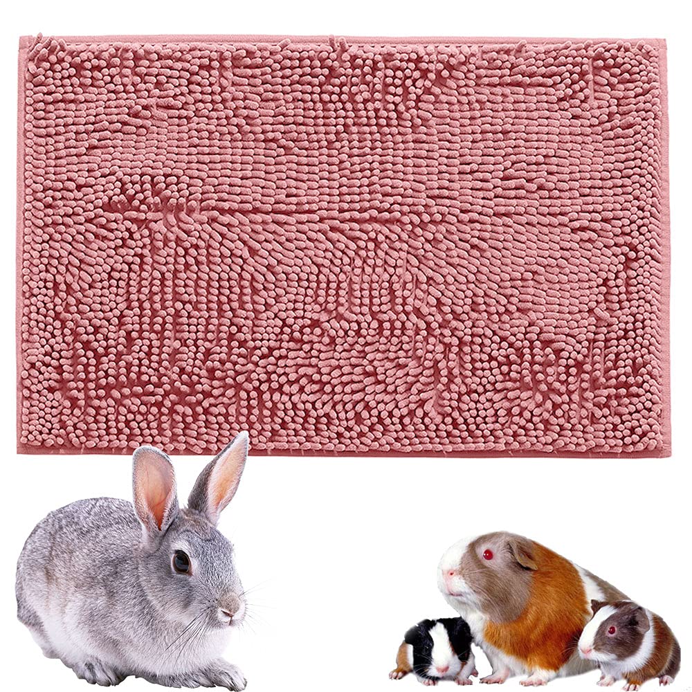 Oncpcare Long Plush Bunny Rabbit Guinea Pig Bed, Winter Warm Bunny Blanket For Rabbits, Guinea Pig Cage Liners Washable Reusable