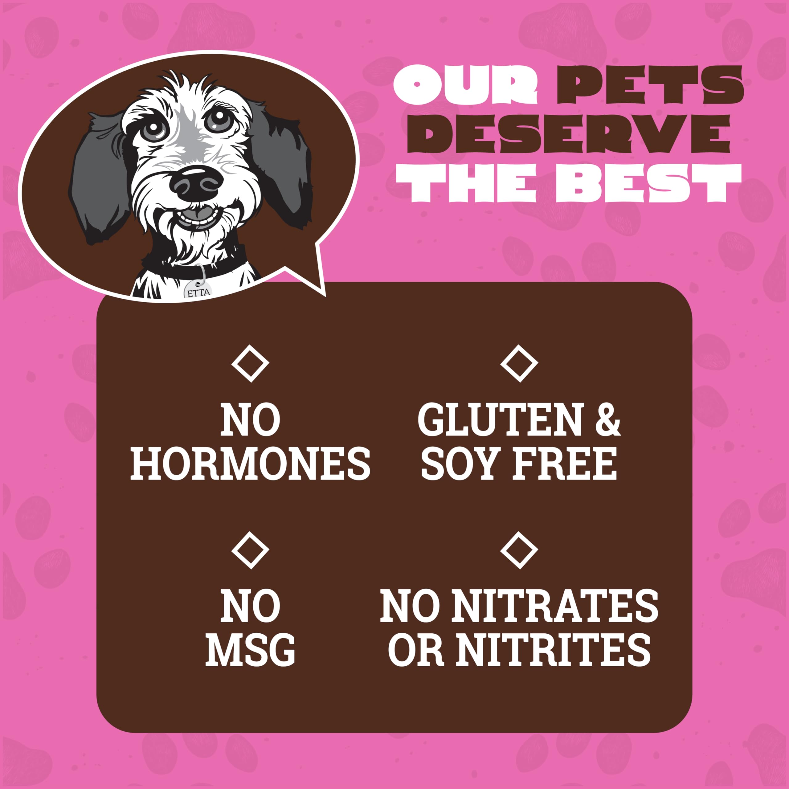 etta says! Big Yumm Sticks - Real Meat Pork Dog Jerky Treats - Human Grade - Made in The USA (24 Count Pack of 1)
