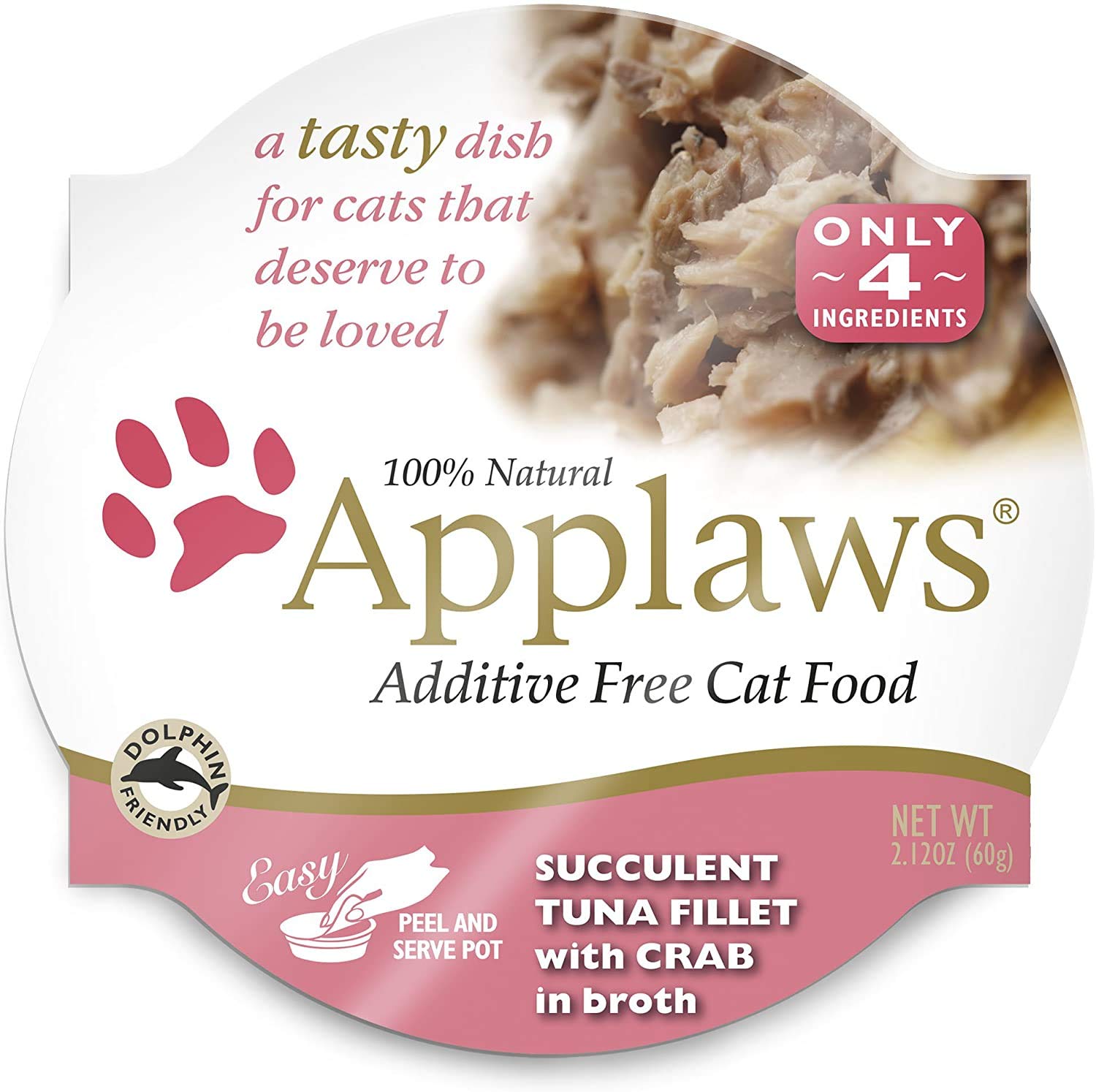 Applaws Peel and Serve Cat Food in Broth 6 Flavor Variety Bundle, 2.12 Ounces Each (12 Pots Total) by Applaws Layers