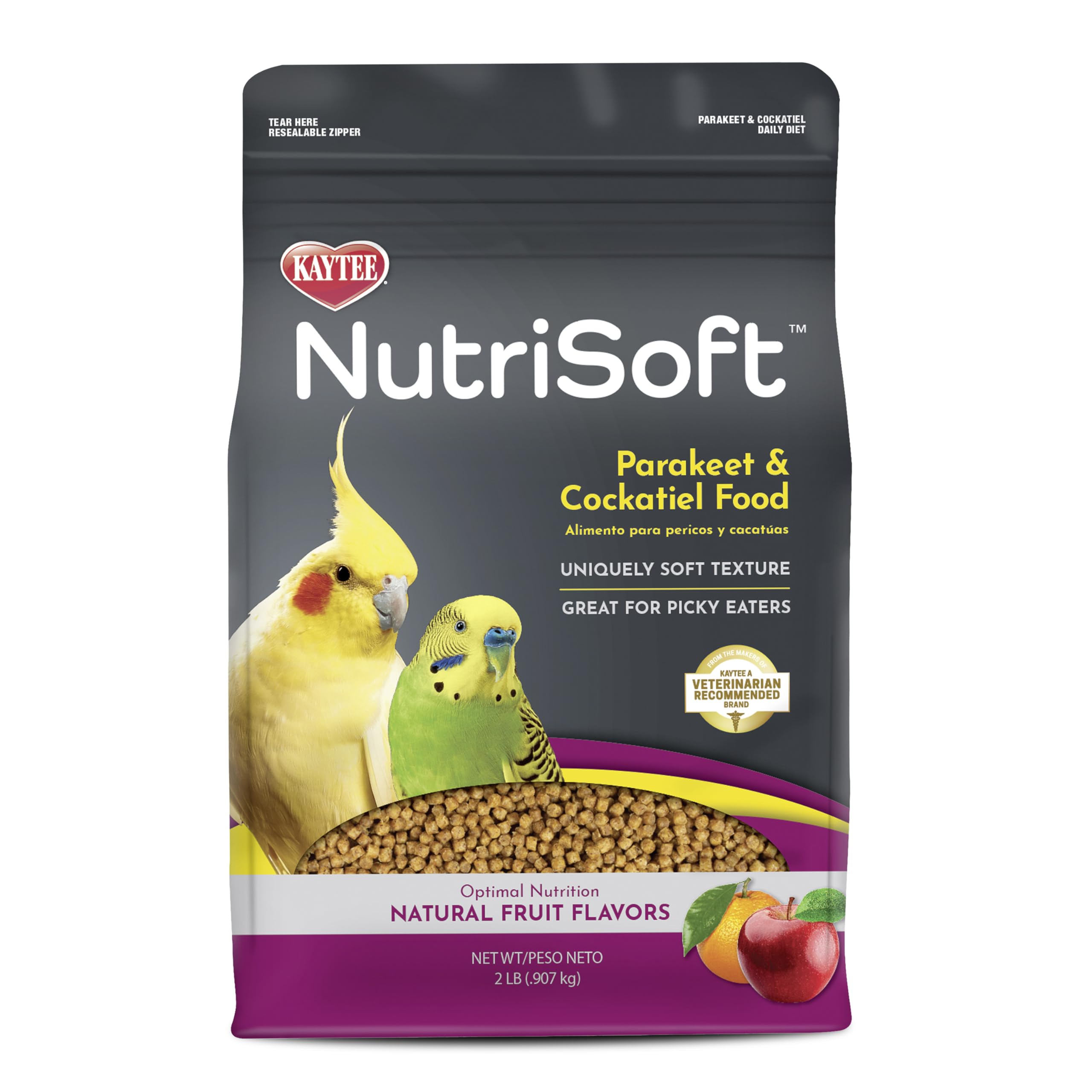 Kaytee NutriSoft Parakeet and Cockatiel Food - 2 lb