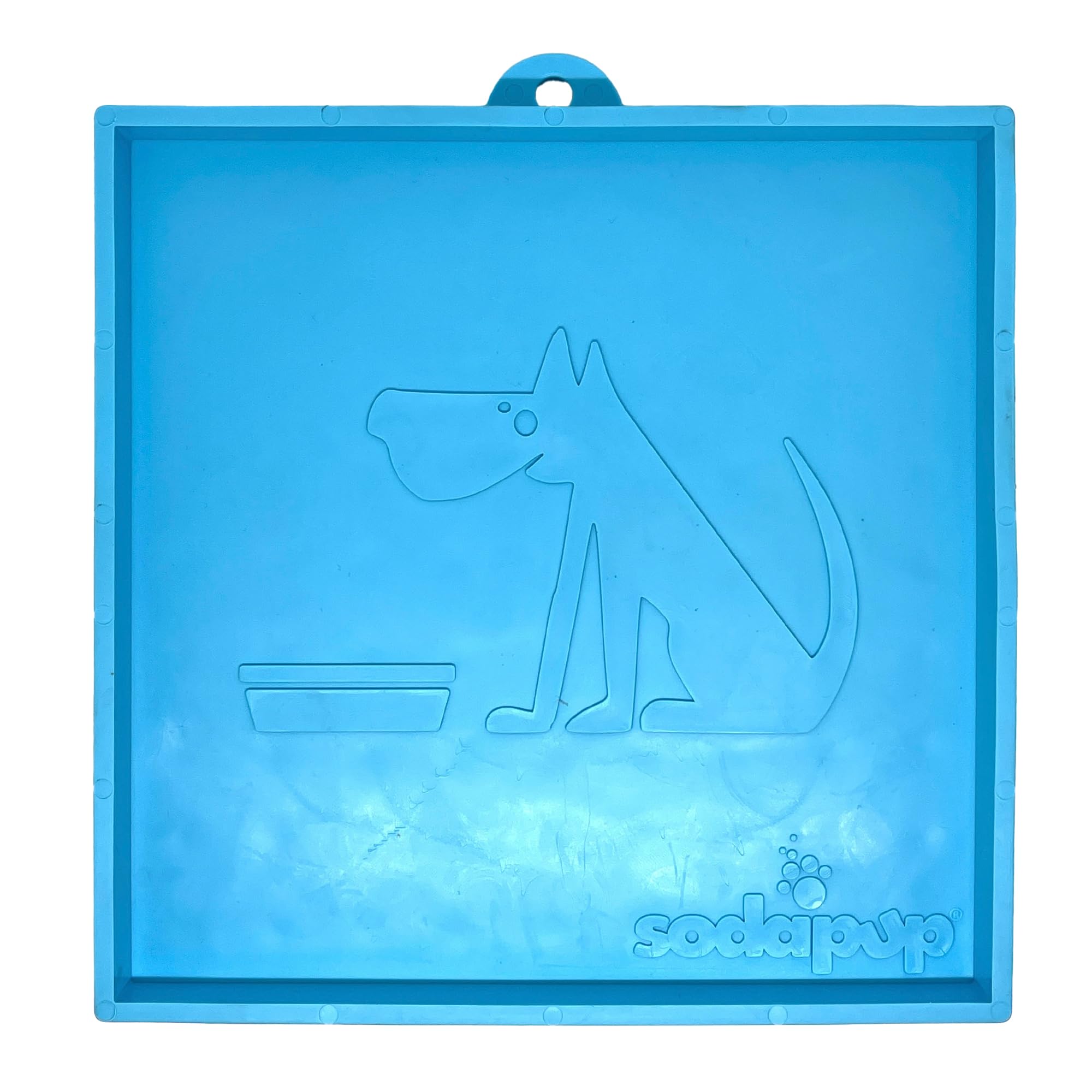SodaPup Hold Em Tray - Durable Suction Cup Holder for eBowls, eTrays, and eMats, Made in USA from Non-Toxic, Pet-Safe Rubber, Pr