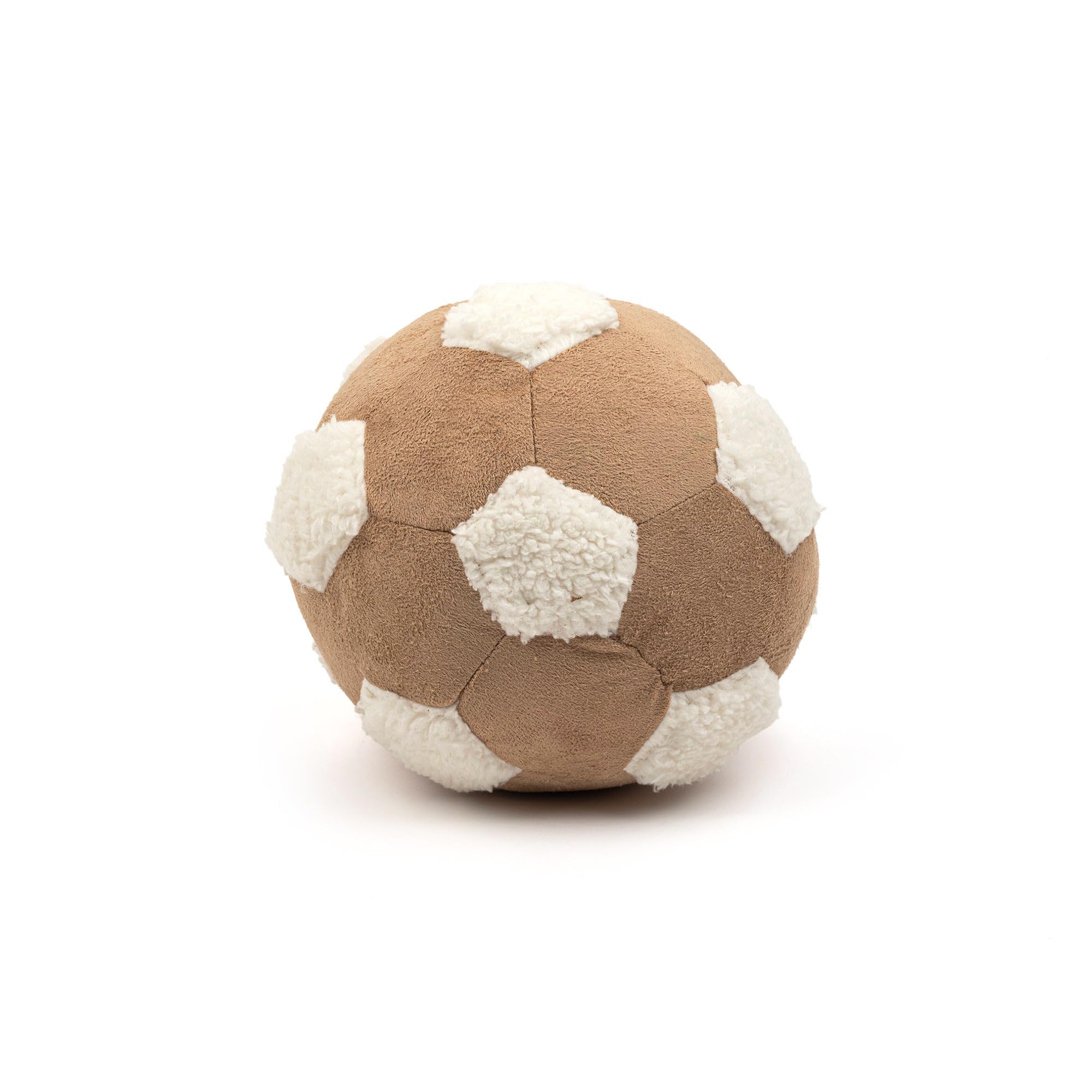 HUFT Fluffball Squeaky Fetch Dog Toy  Beige
