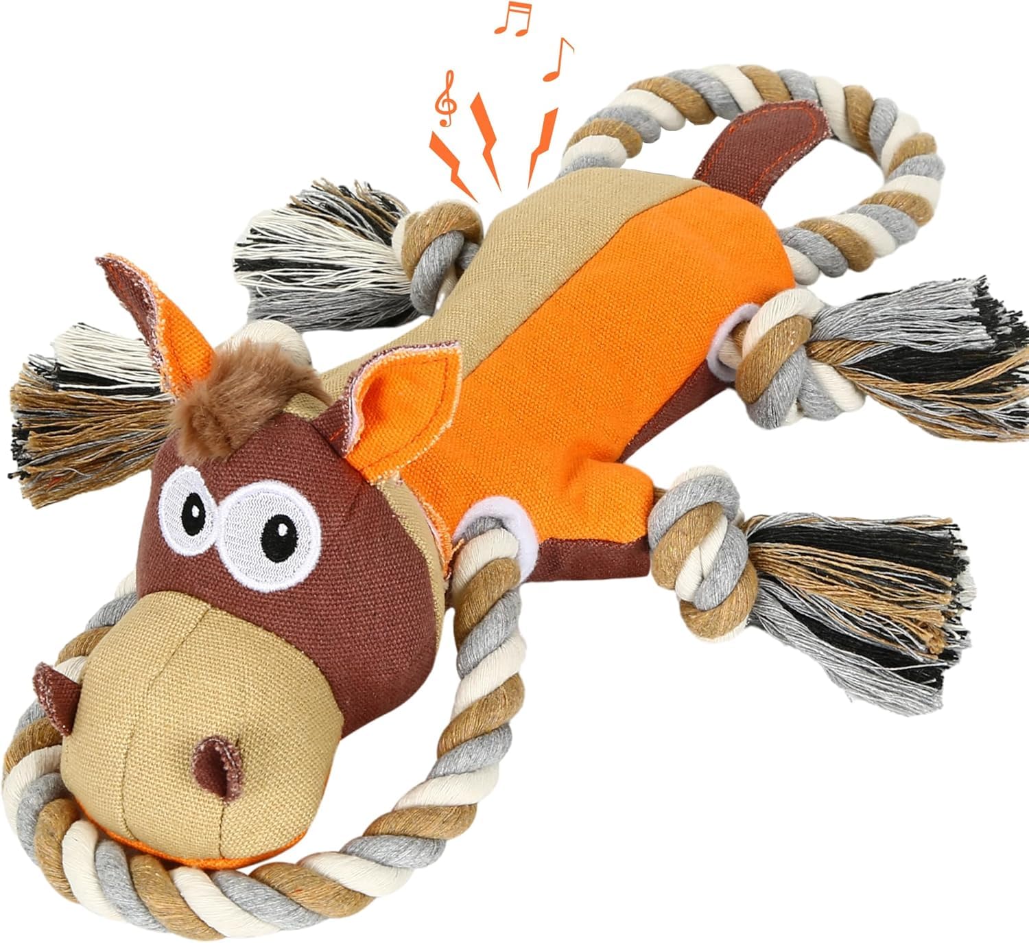 Iokheira Dog Toys For Aggressive Chewers,Tough Indestructible Dog Toys,Squeaky Dog Toys For Large Dogs,Durable Dog Chew Toys (Or