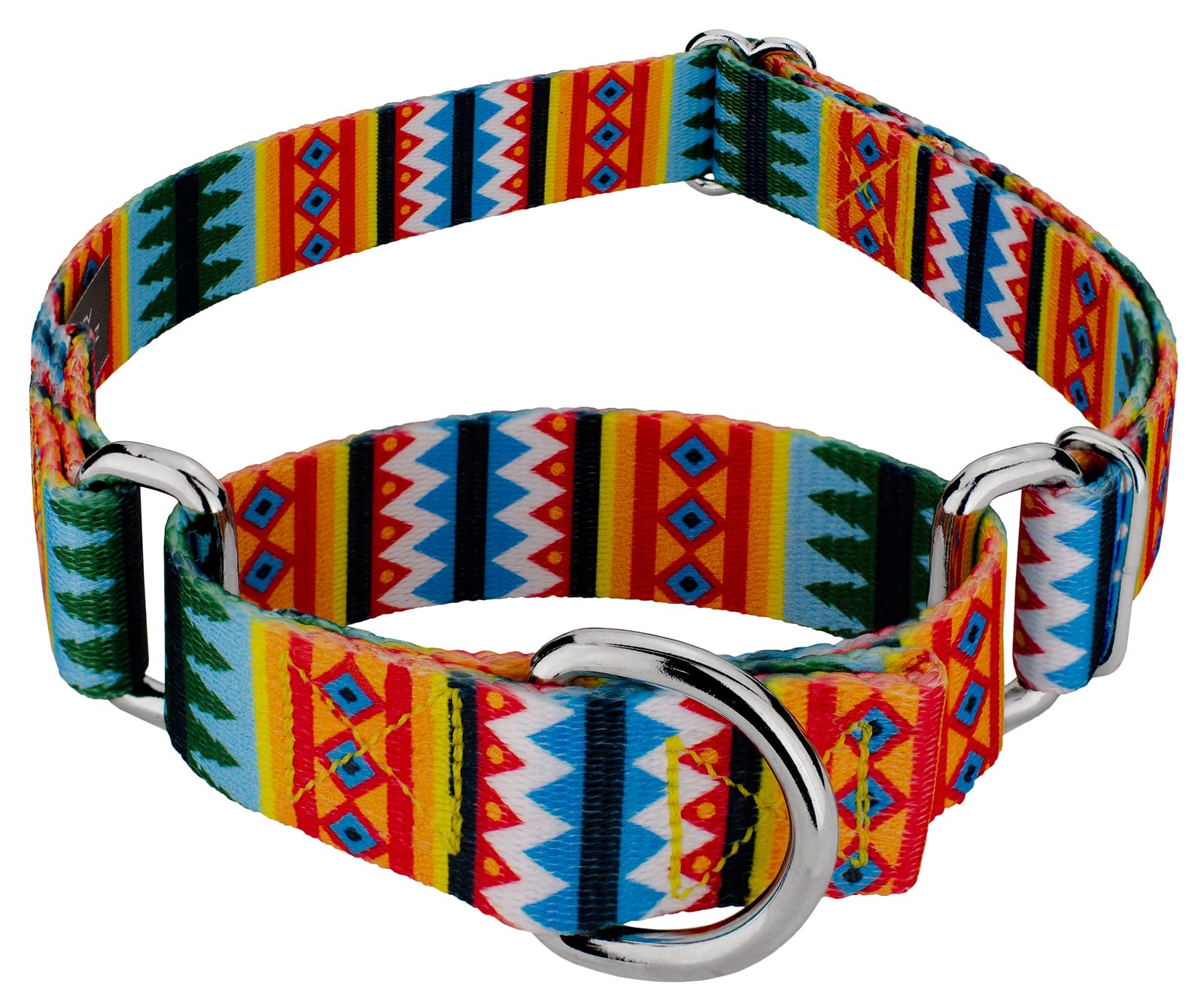 Country Brook Petz - Summer Pines Martingale Dog Collar - Country And Western Collection Featuring Rustic Designs (1 Inch, Extra