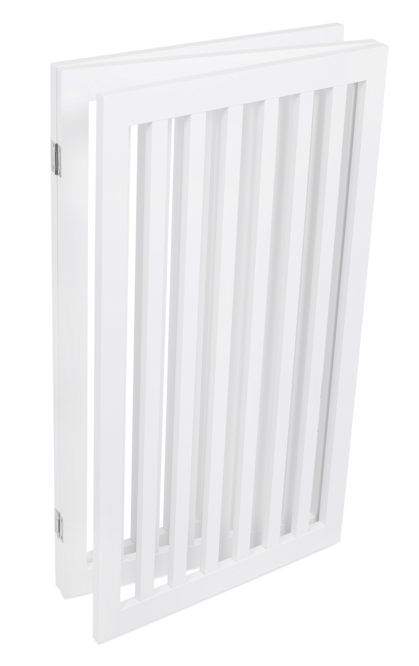 InternetS Best Traditional Pet Gate - 3 Panel - 36 Tall - White