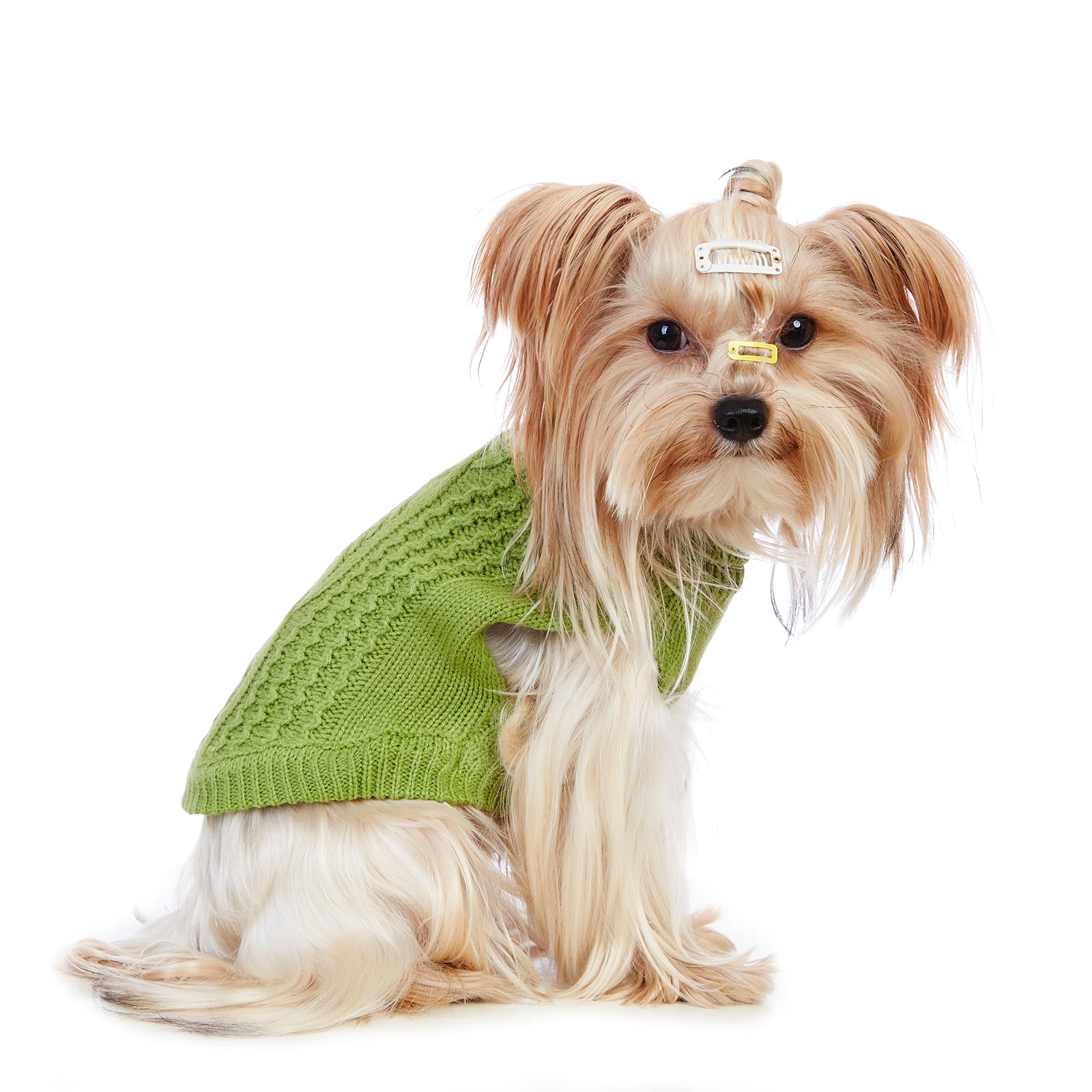 Jnancun Cat Sweater Keep Your Pets Cozy, 16 Color Turtleneck Knitted Sleeveless Dog Sweater, Winter Outfits For Cats & Small Dog