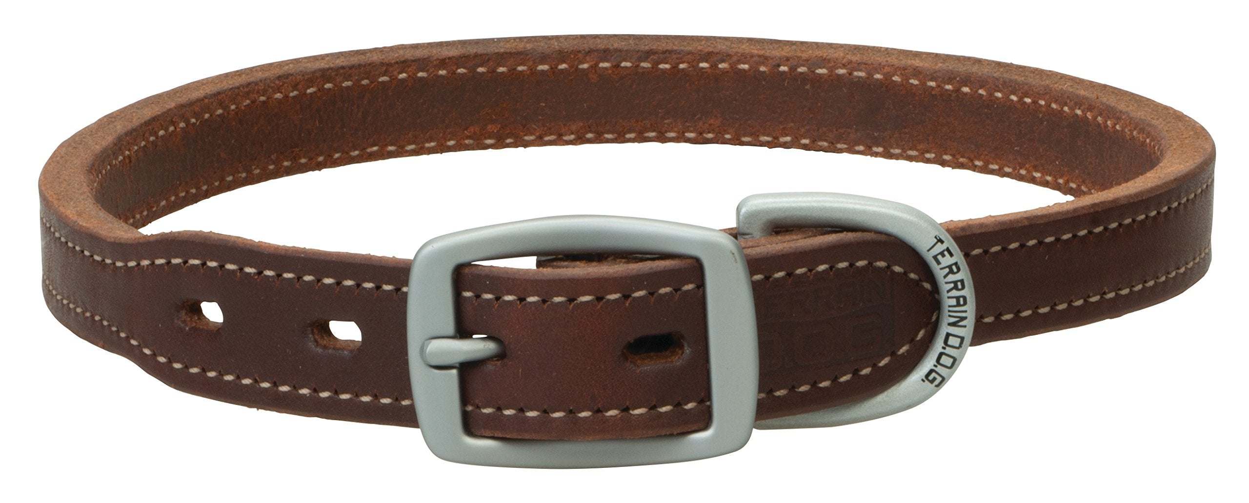 Terrain D.O.G. Oiled Harness Leather Hybrid Dog Collar, 1' X 23'