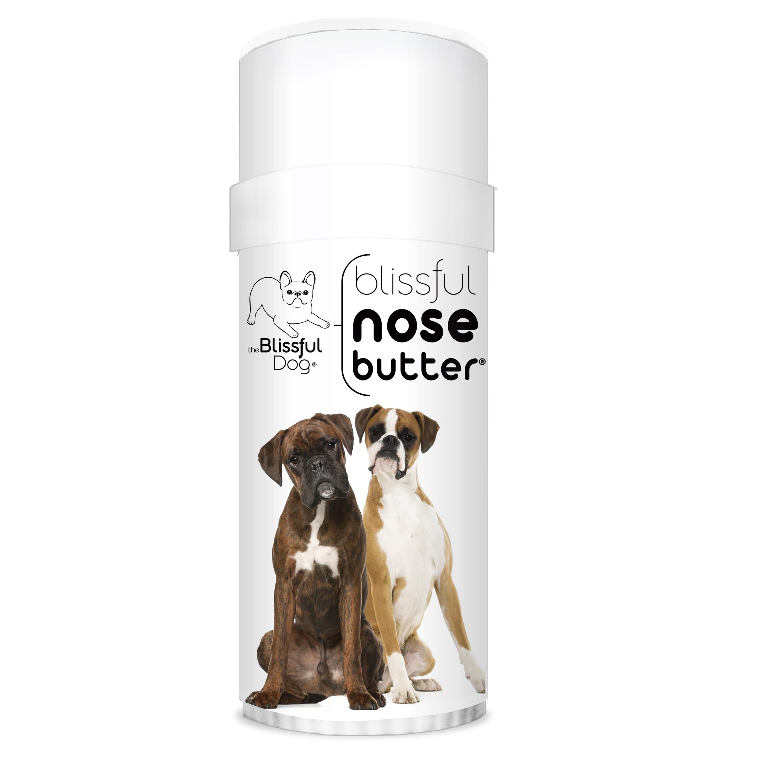 The Blissful Dog Boxer Duo Nose Butter, Versatile Dog Nose Balm for Dry Nose, Handcrafted Nose Moisturizer, Easy-to-Apply Dog Es