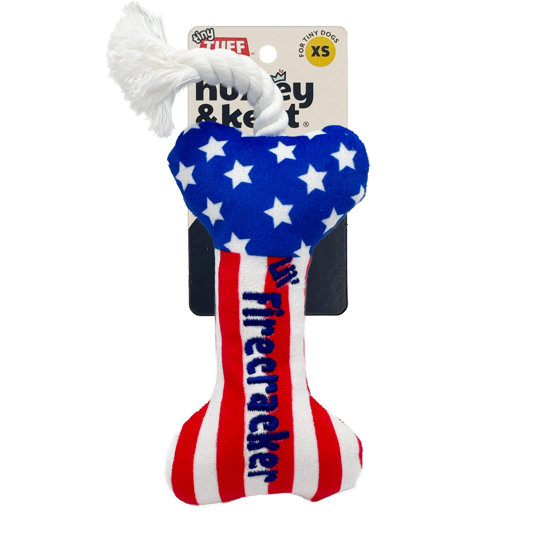 Huxley & Kent H&K Dog Tiny Tuff Lil' Firecracker Bone