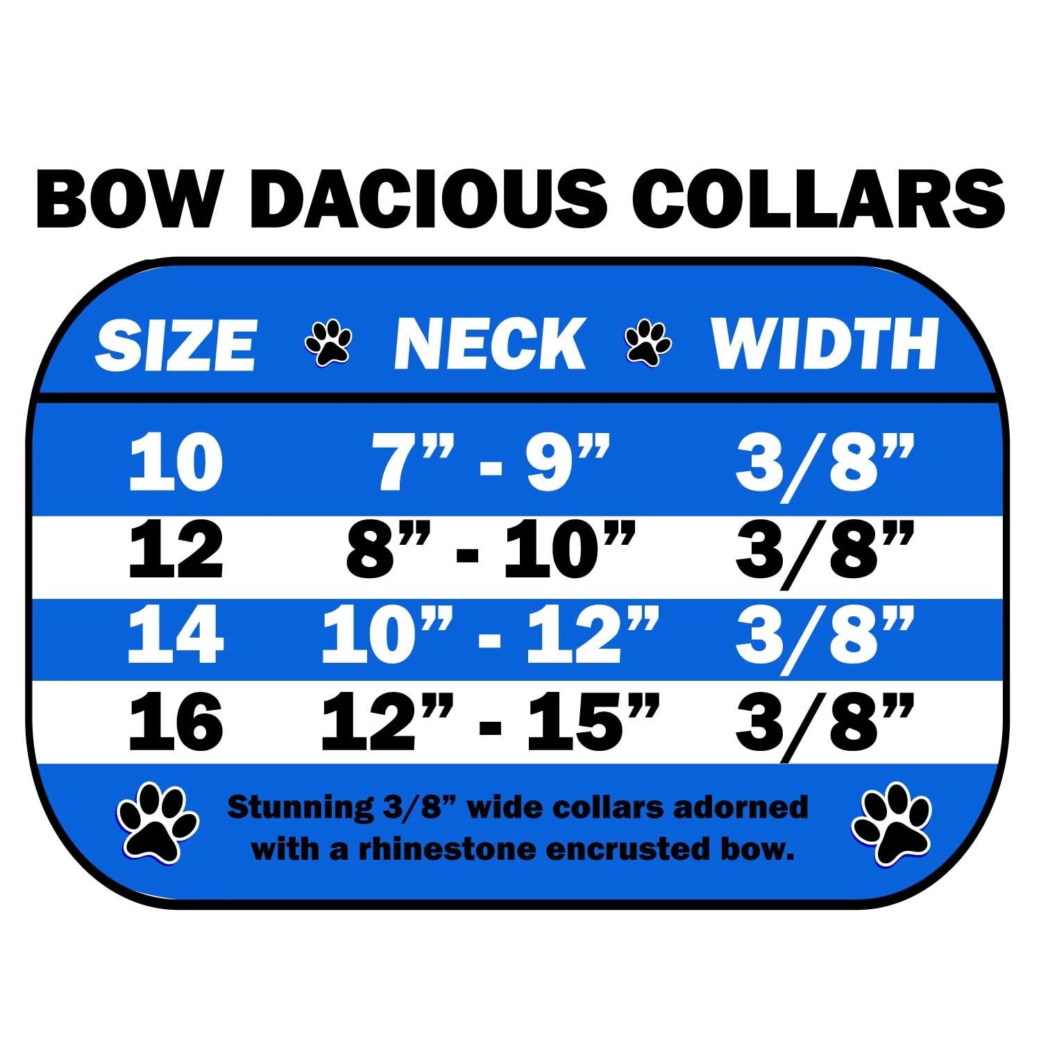 Dog, Puppy & Pet Fashion Collar, "Bow-Dacious Crystal" Bright Pink 10