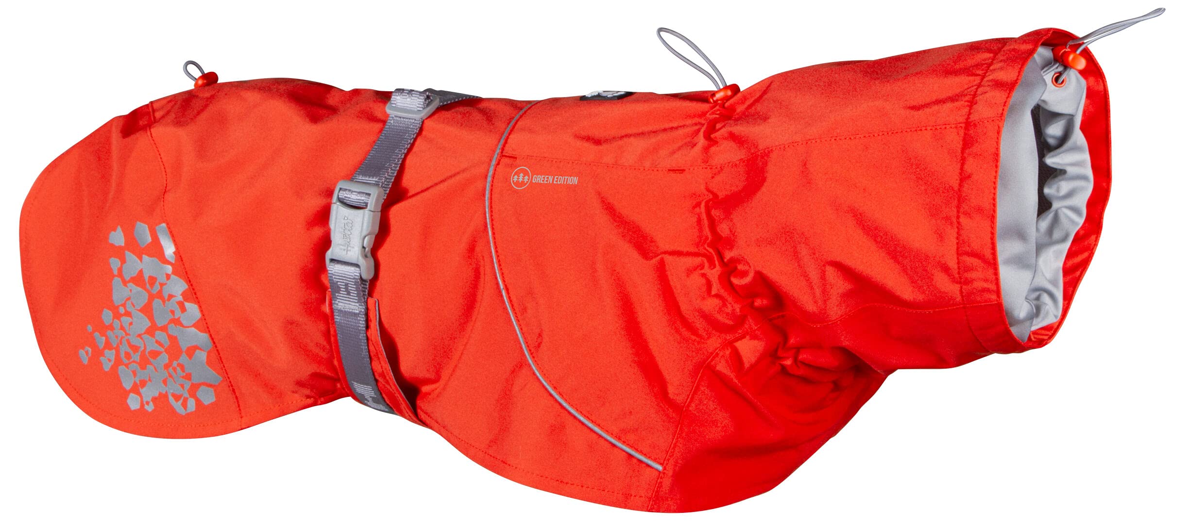 Hurtta Monsoon Coat Eco, Dog Raincoat, Rosehip, 26 In