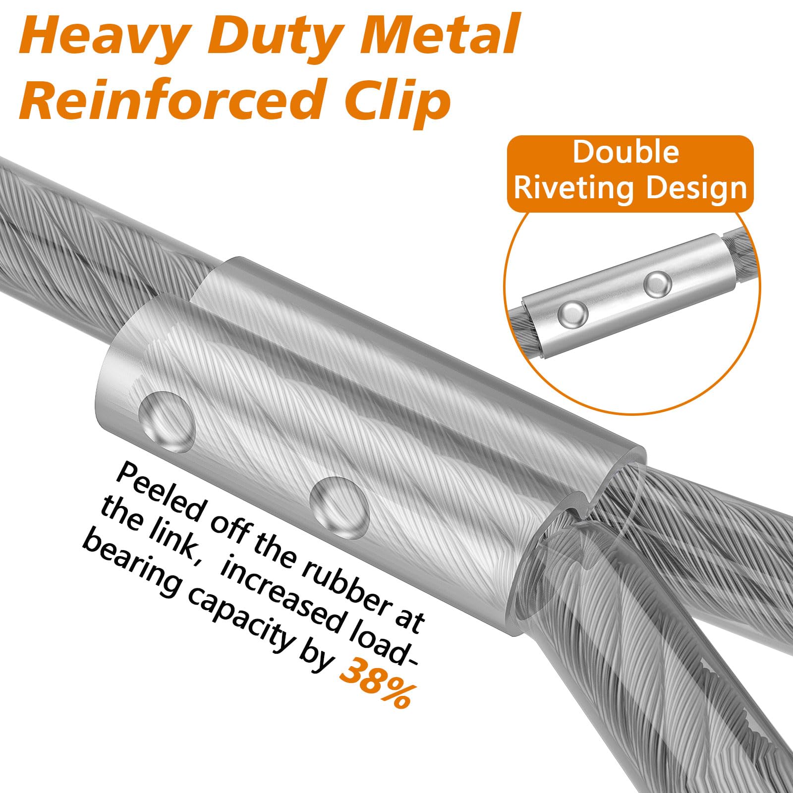 Xiaz Dog Tie Out Cable 70Ft, Heavy Duty Dog Chains For Outside With Lockable Hook, Pet Runner Cable Leads For Yard, Dogs Line Te