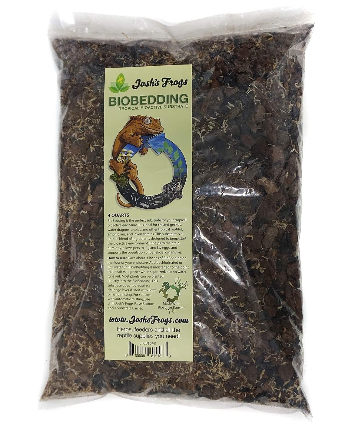 Josh'S Frogs Biobedding Tropical Bioactive Substrate (4 Quarts)