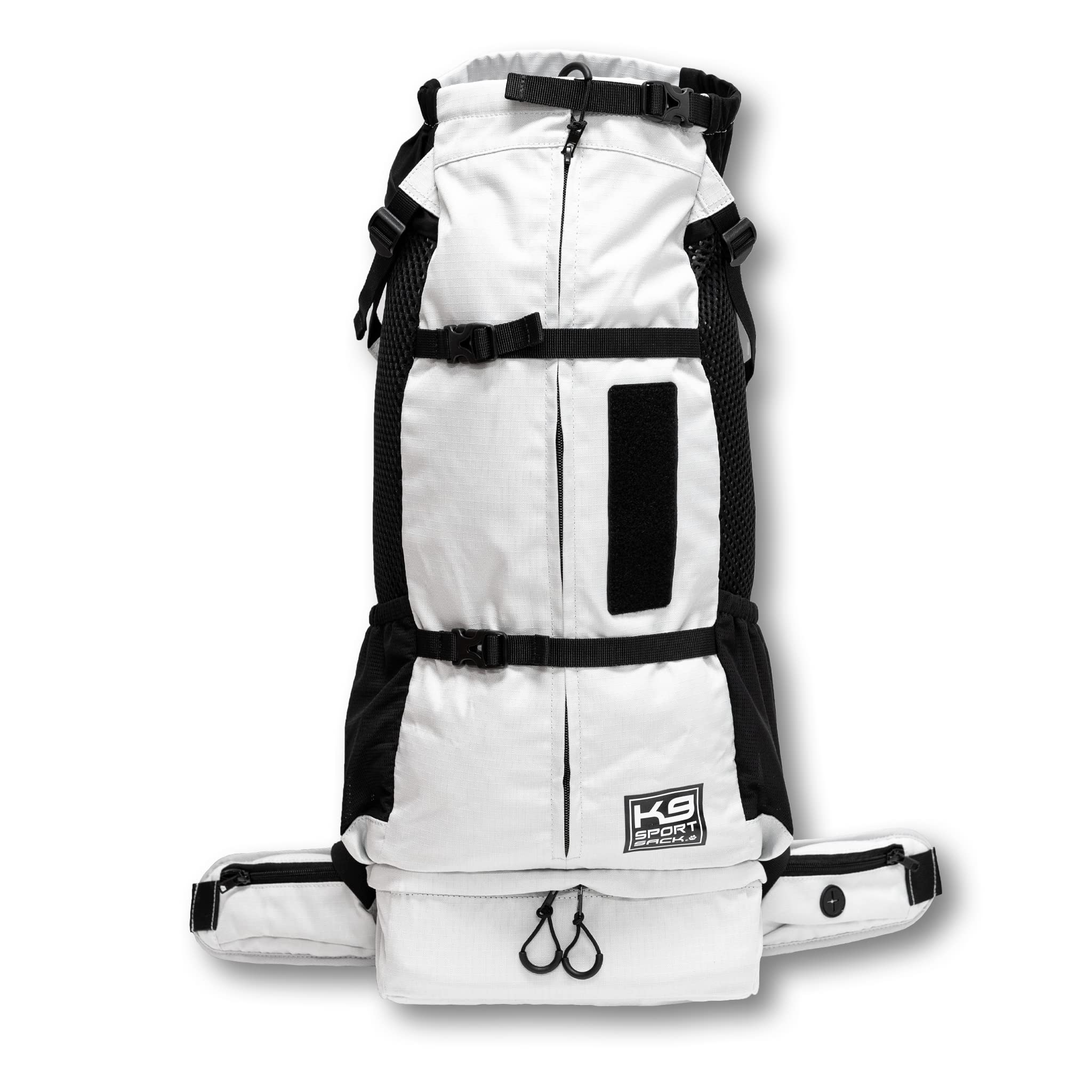 K9 Sport Sack Knavigate Light Grey Backpack Dog Carrier, 11'' L X 11'' W X 22'' H, Large, Gray