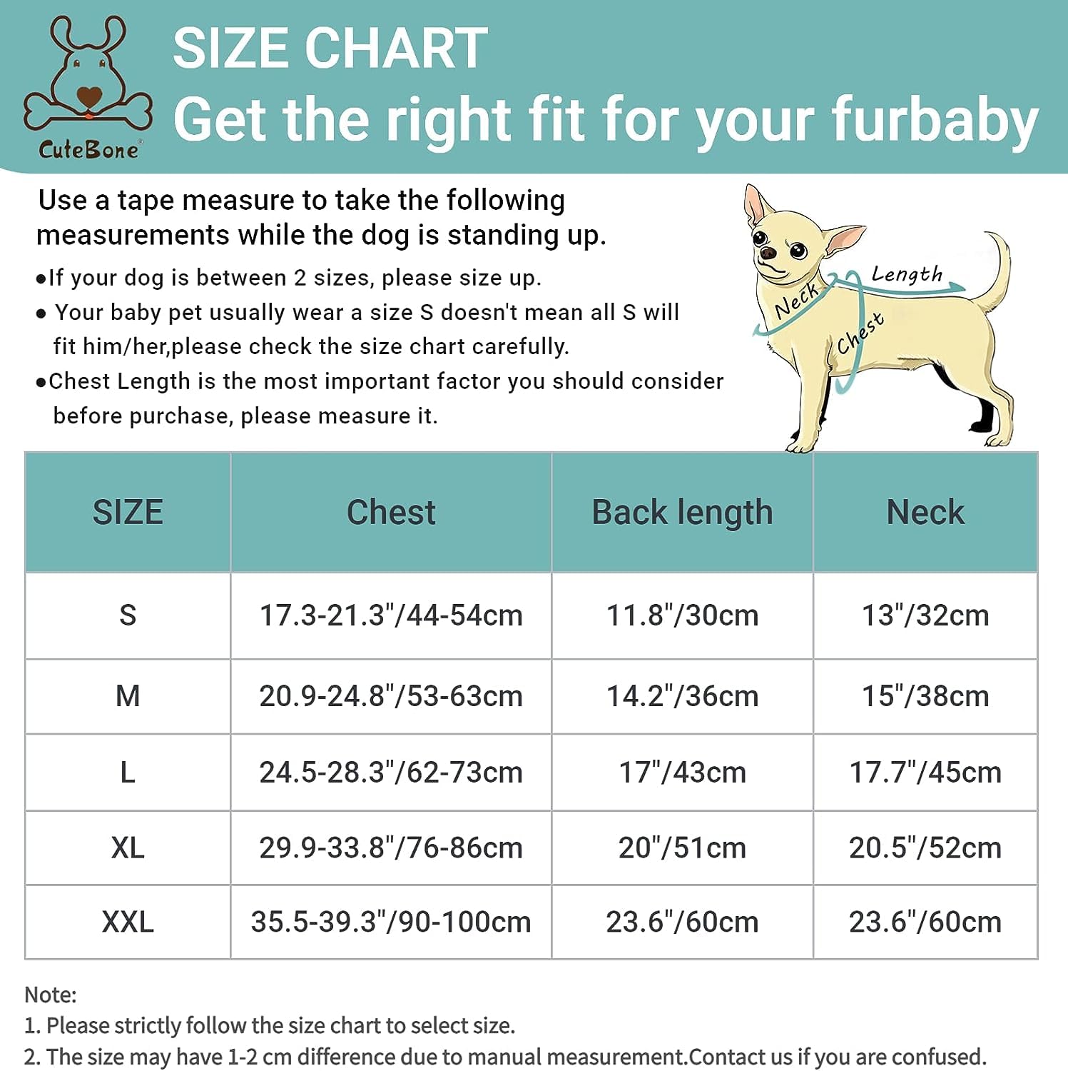 Cutebone Winter Coat Waterproof Windproof Jacket Reversible Vest Thick Adjustable Cold Weather Coats For Small Medium Large Dogs