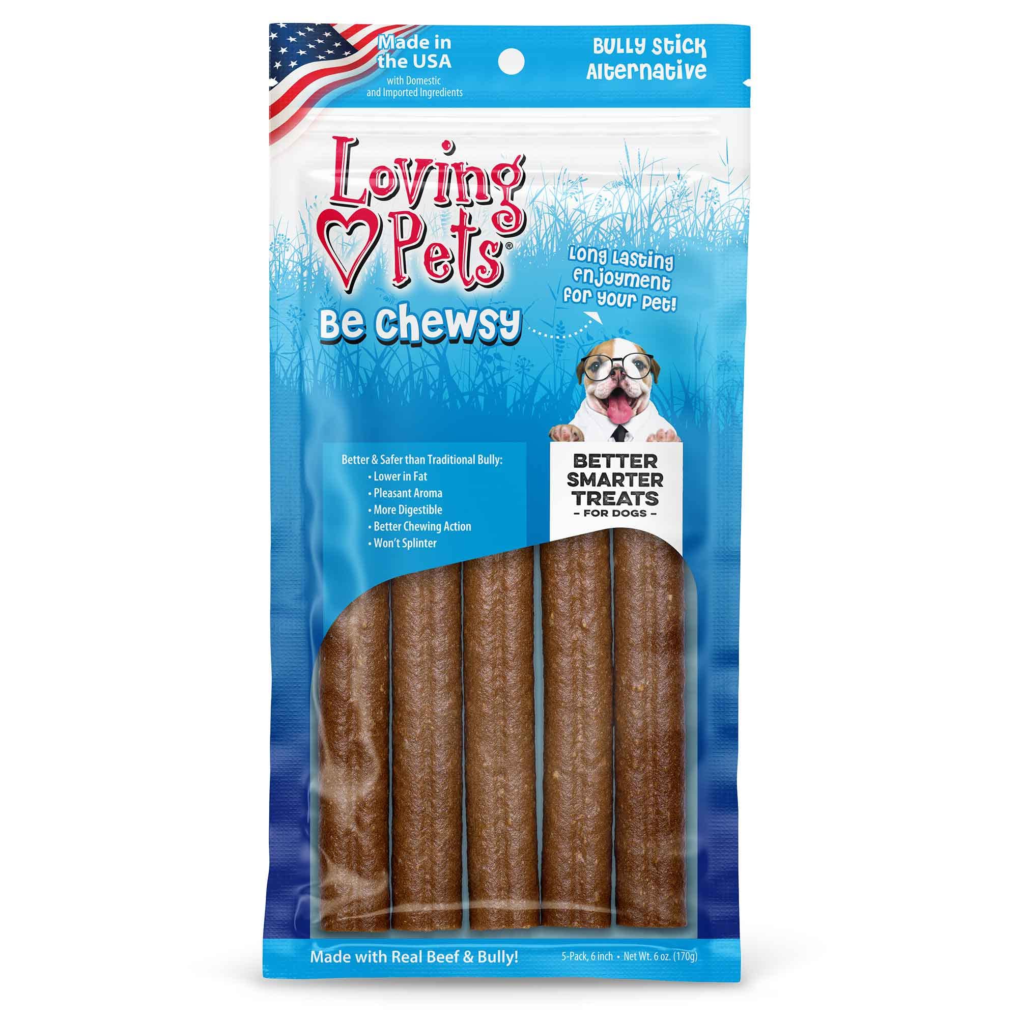 LOV TRT BE CHWSY BULLY 6IN/5PK