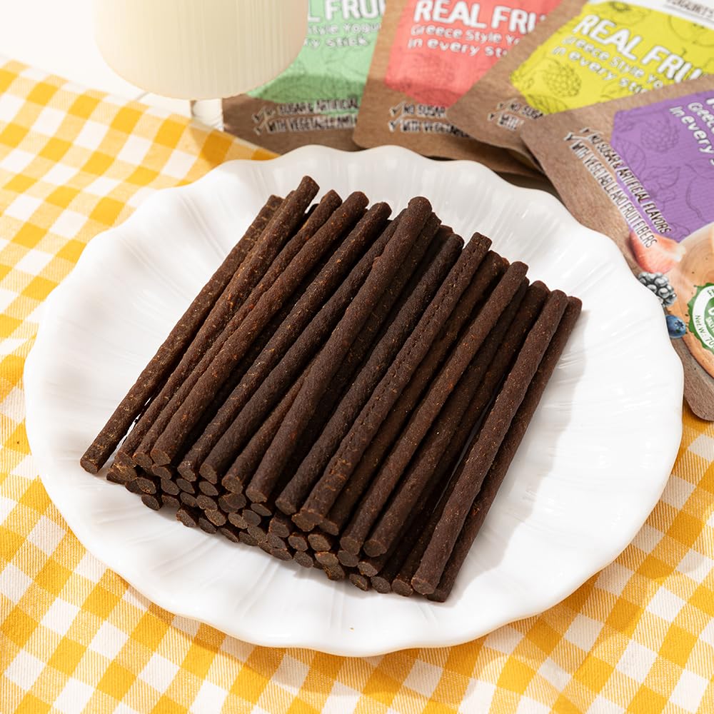 Dentalight - Yumm Stix Tuna Yogurts Stick Dog Treat Training Snack 70g, (70g, Passion Fruit)