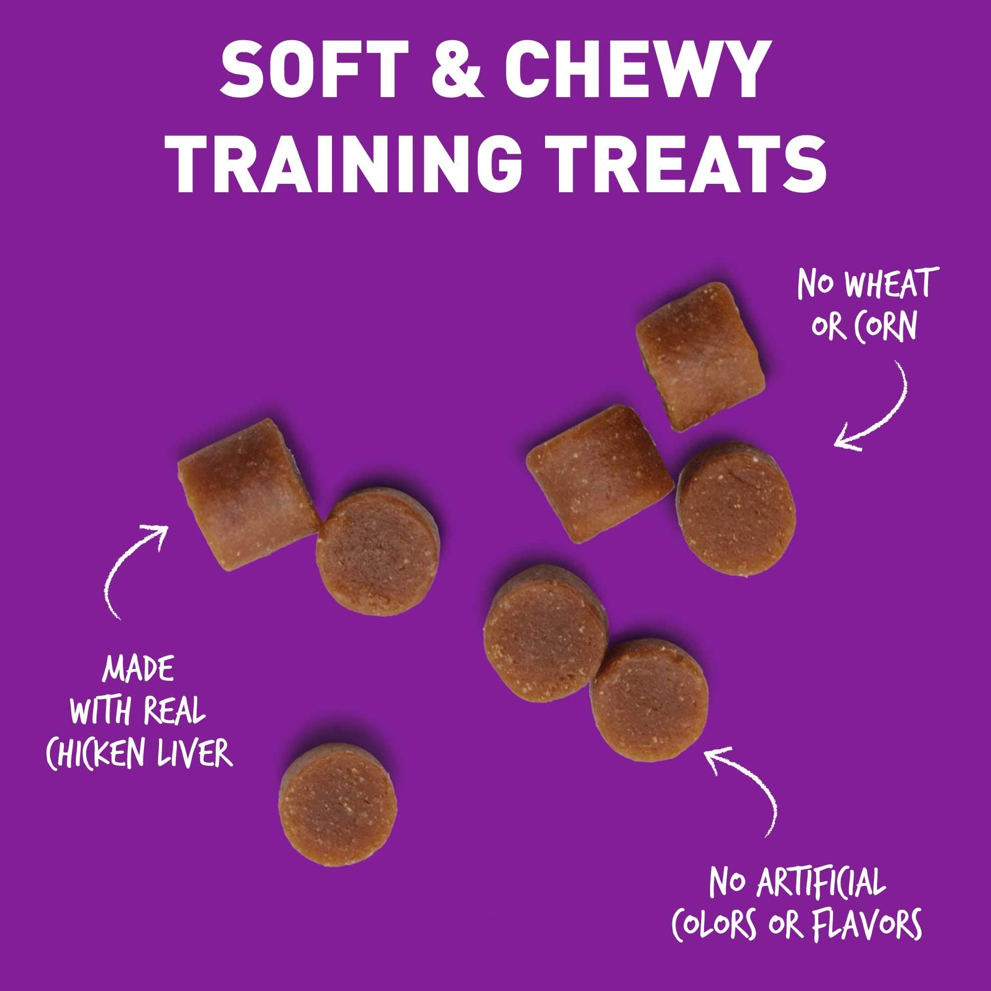 Cloud Star Tricky Trainers Chewy & Grain Free, Low Calorie Dog Training Treats, Baked in the USA
