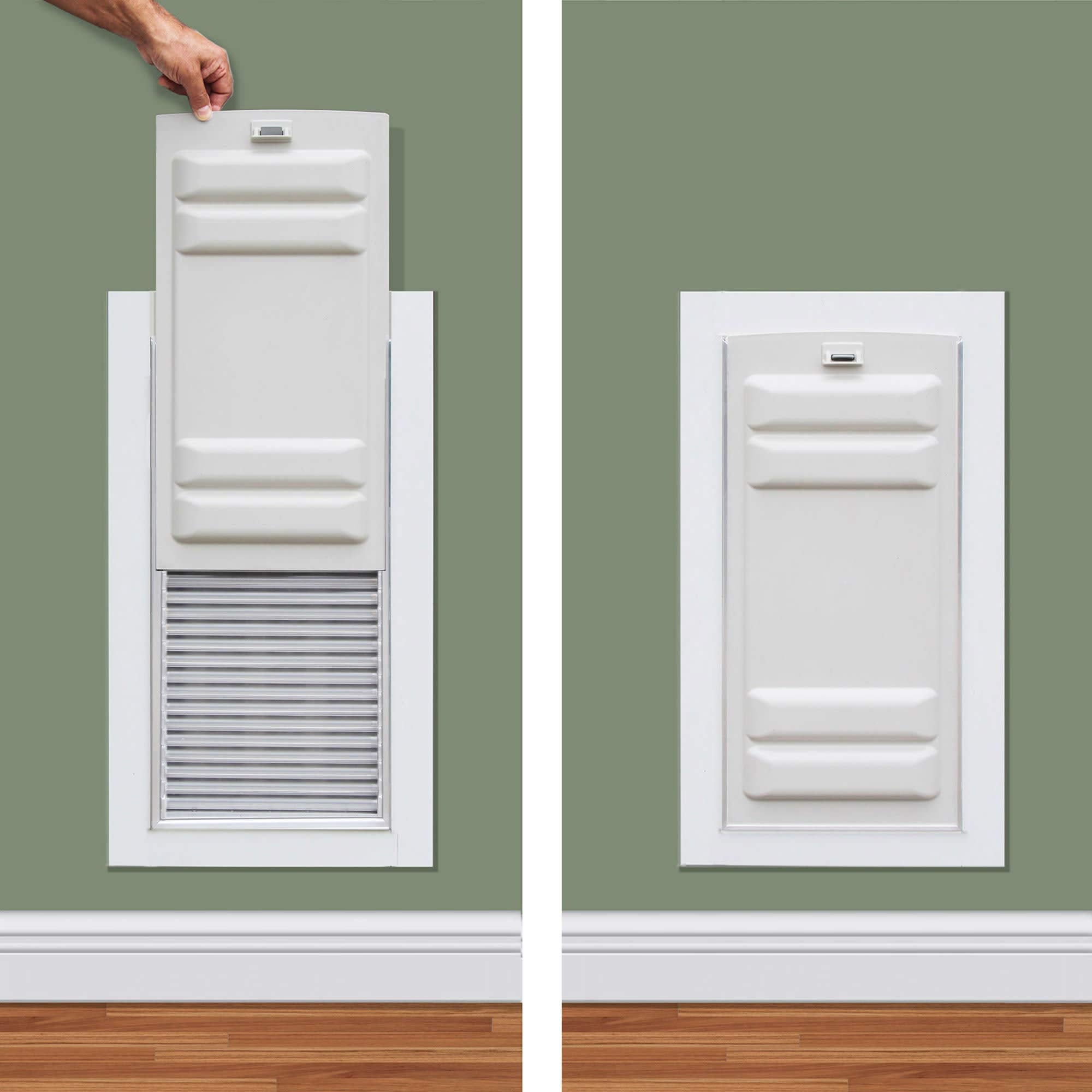 Armor Flex Air Tight Pet Door For Door Or Wall (Door Installation, Large)