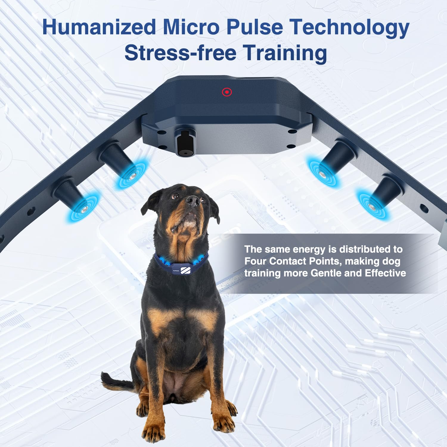 Dog Training Collar With 3 Night Lights- 4200 Ft Innovative E Collar For Dogs Training 119 Training Levels, 100% Safe Waterproof