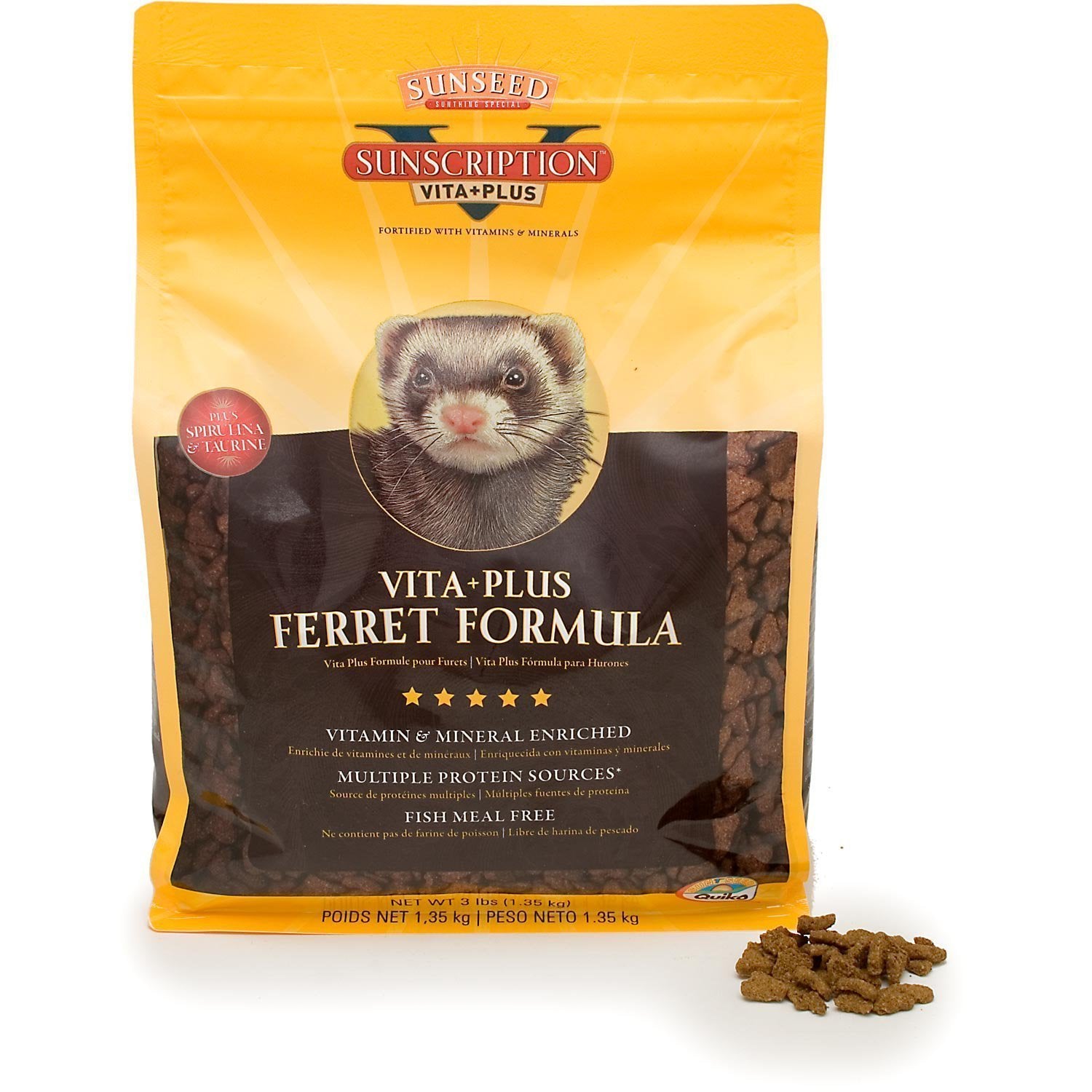 Sunseed Vita Prima Ferret Food - 3lbs
