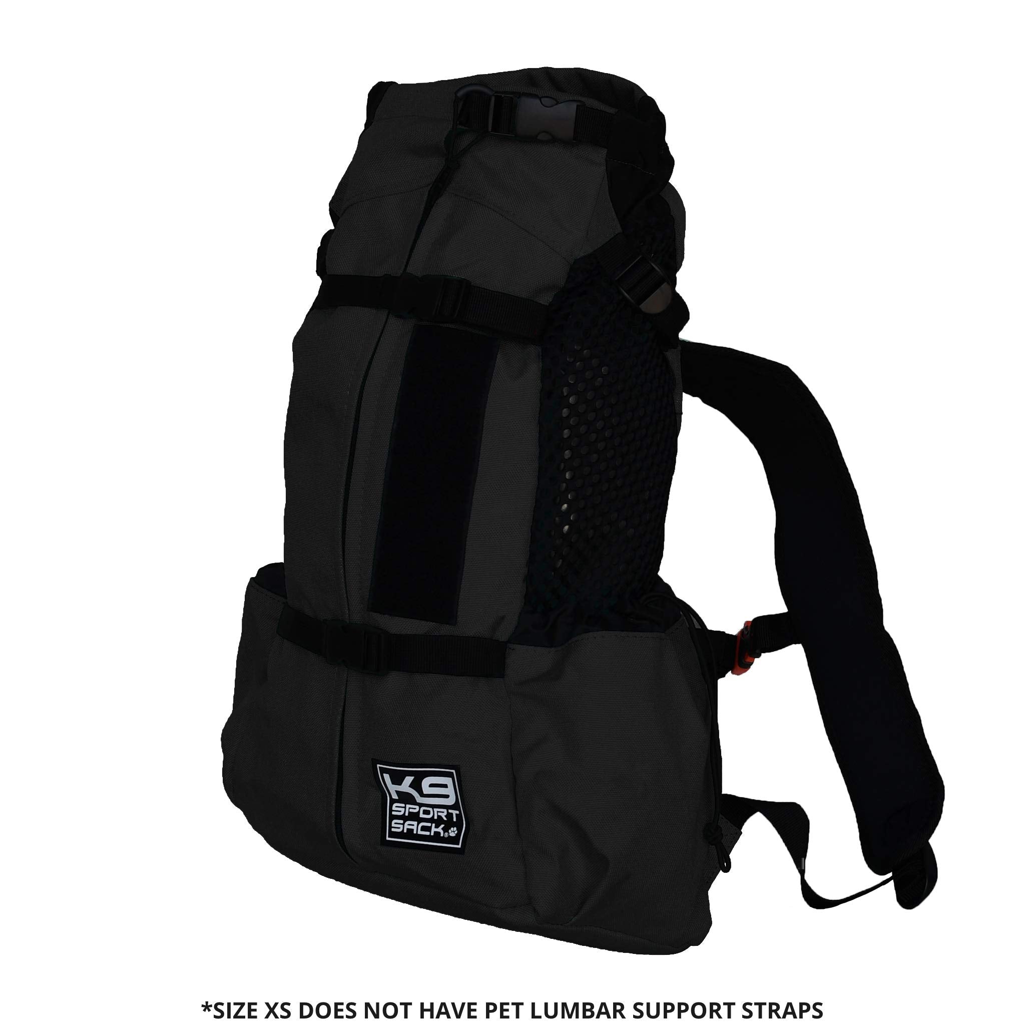 K9 Sport Sack | Dog Carrier Adjustable Backpack (Medium, Plus 2 - Light Grey)