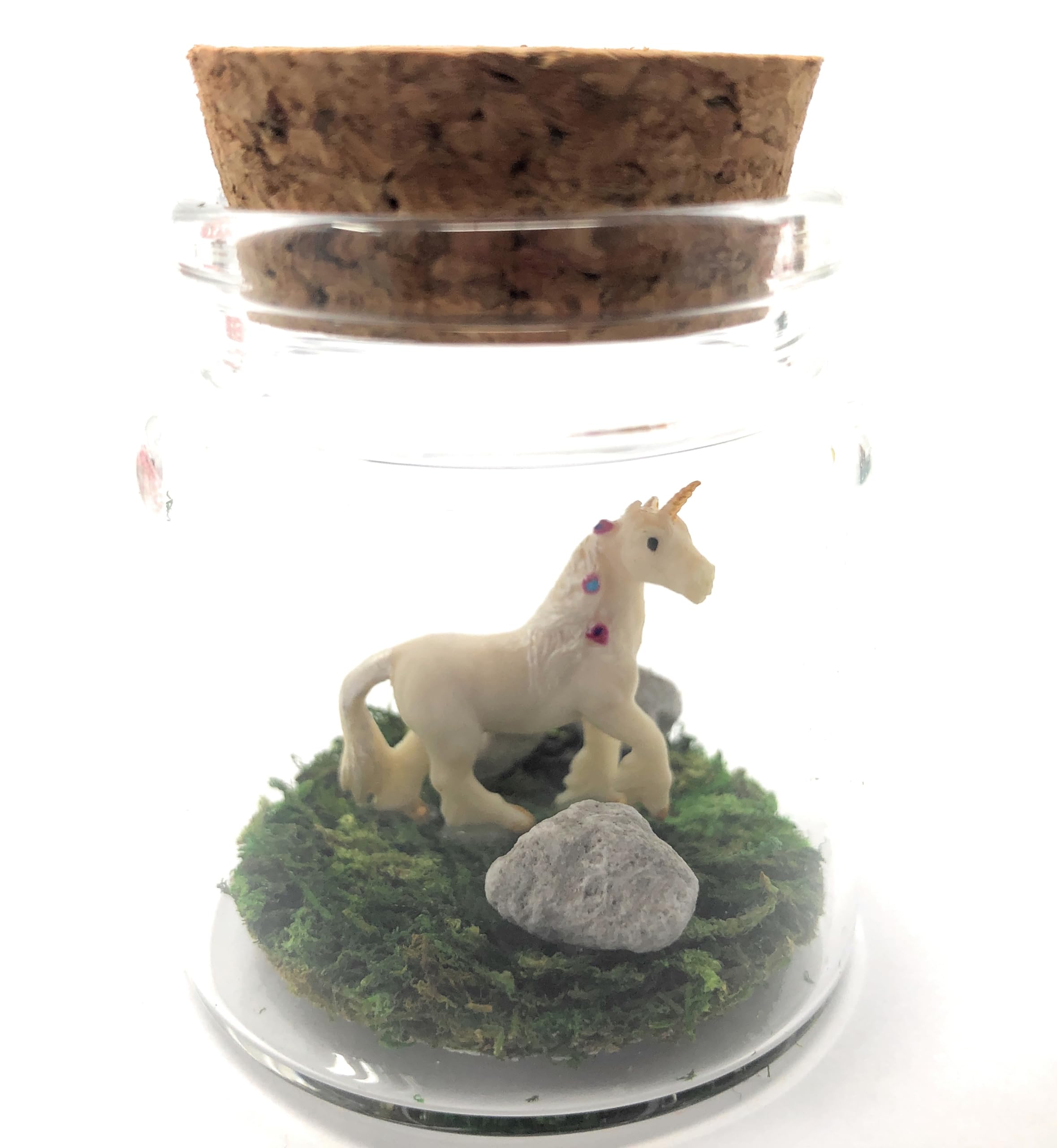 Mini Unicorn Desk Pet White With Adoption Certificate Novelty Desk Decor