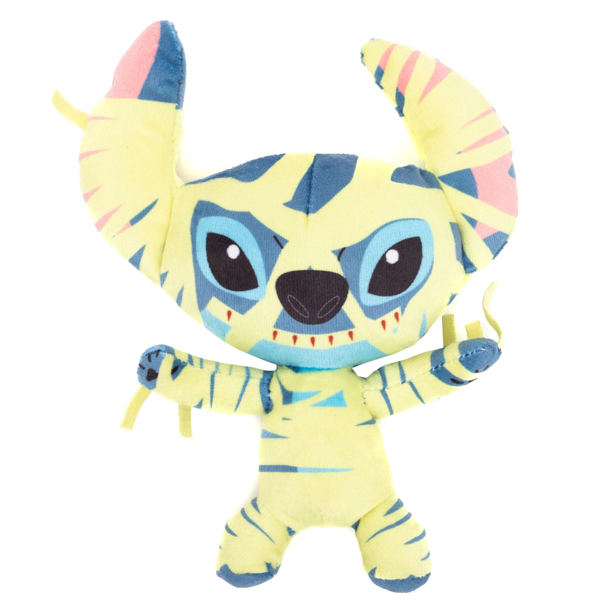 Buckle-Down Disney Squeaky Plush Dog Toy for Large, Medium & Small Dogs, Lilo and Stitch Halloween Mummy Stitch Full Body Pose, 