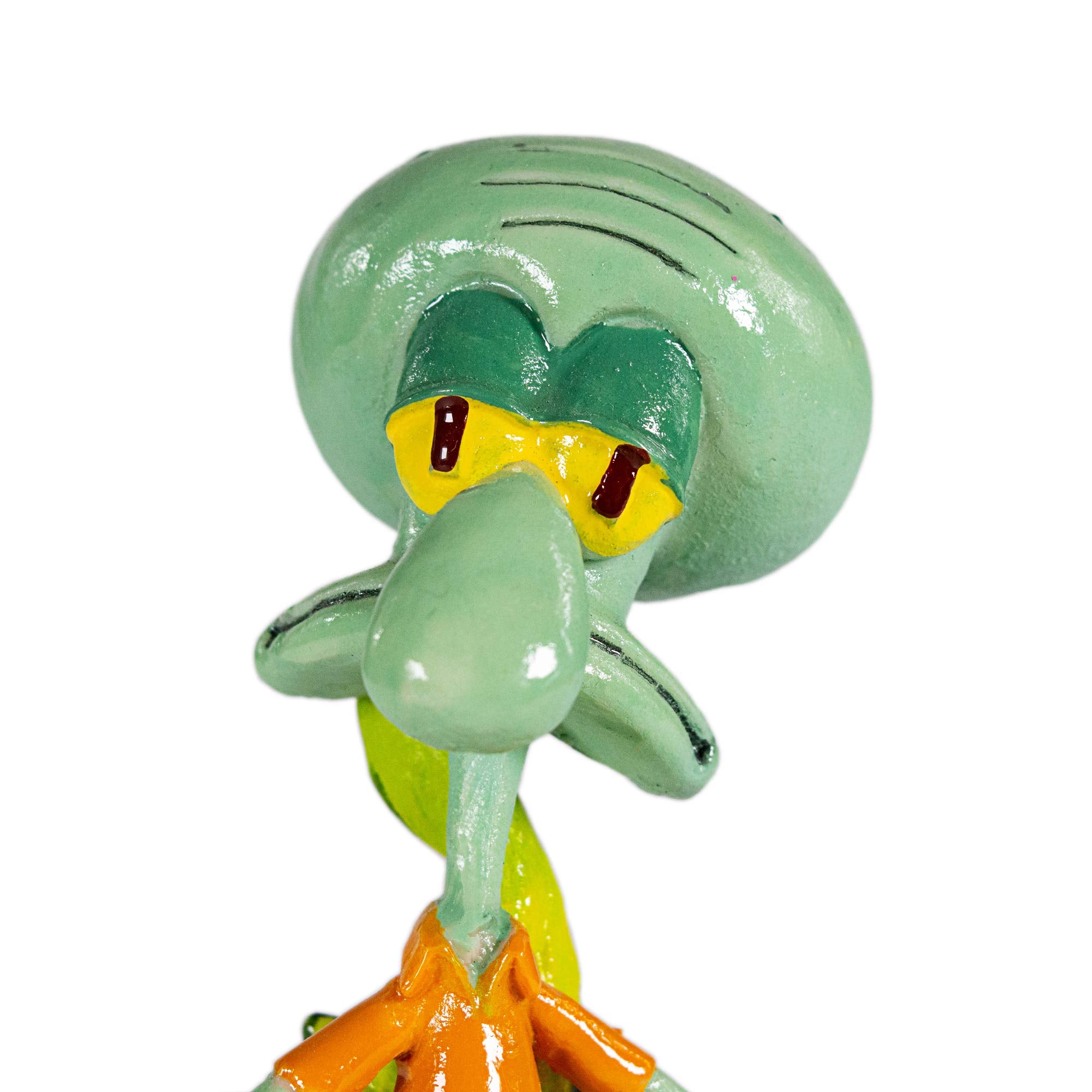 Penn-Plax Officially Licensed Spongebob Squidward Aquarium Resin D  cor Ornament - Bring a Little Bikini Bottom and Spongebob to