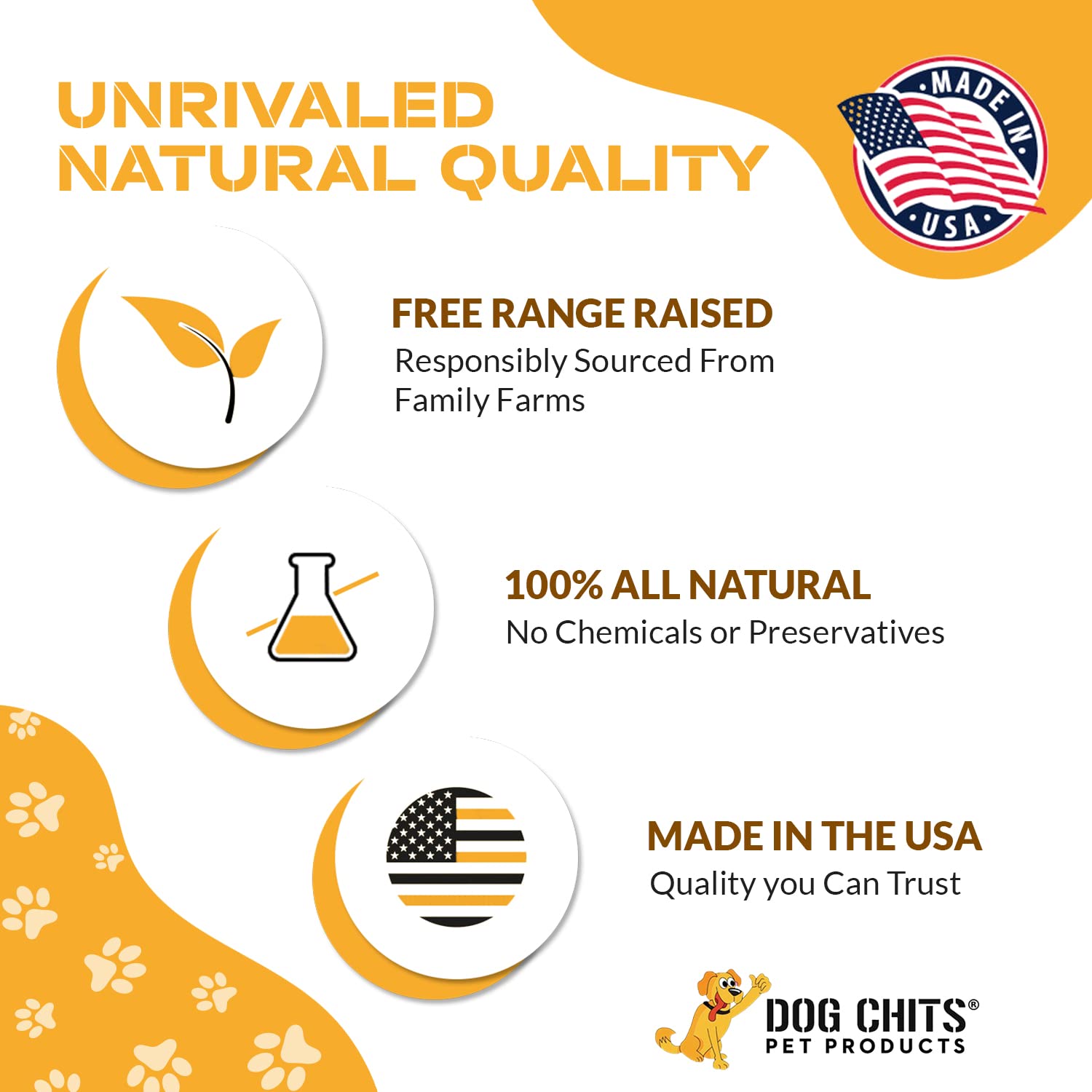 Dog Chits Lamb Bully Sticks for Dogs and Puppies | 8 oz (12 Pieces+) | Natural Healthy Long Lasting Chew for Large and Small Dog