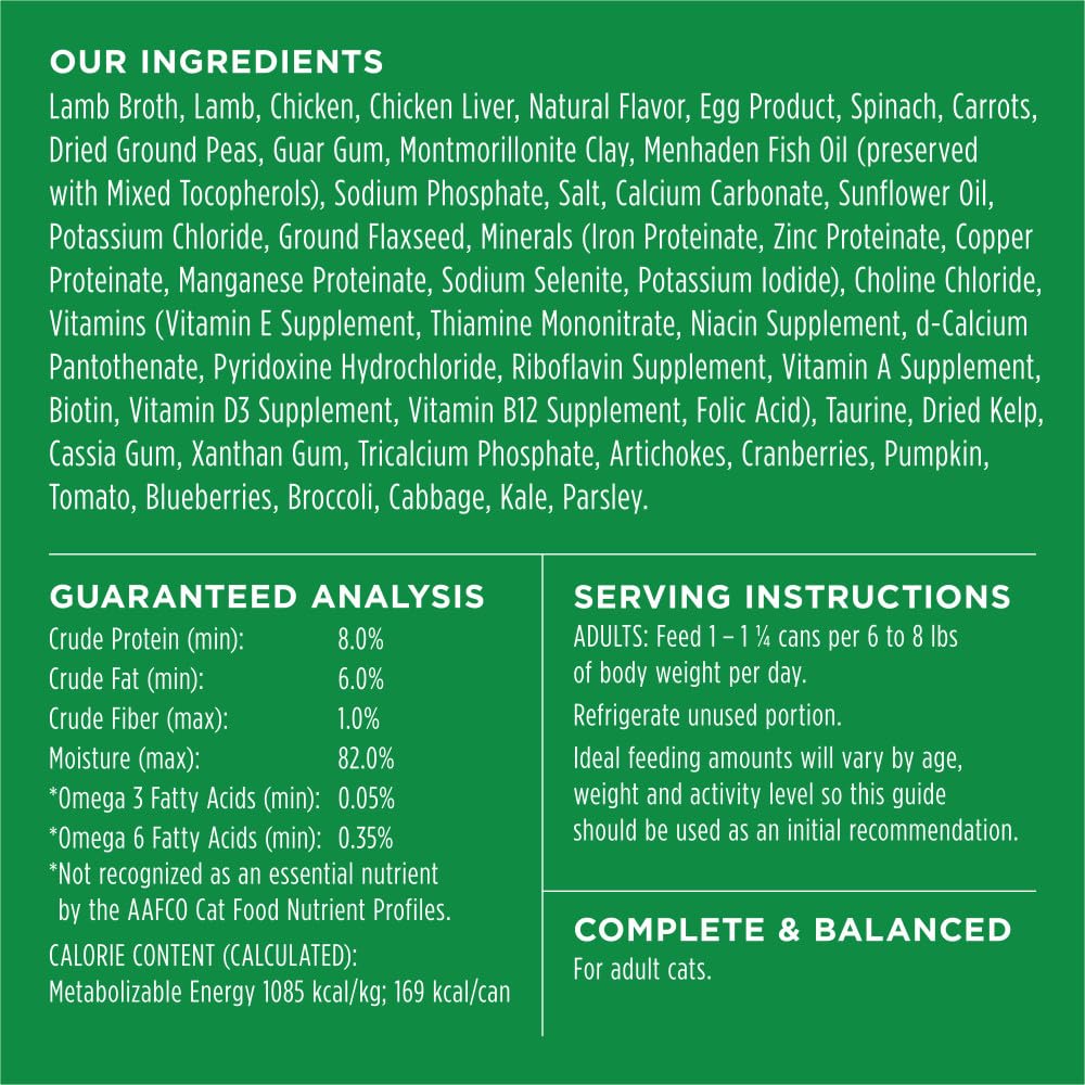 Instinct Flaked Lamb Entr  e Wet Cat Food 5.5 oz. Can