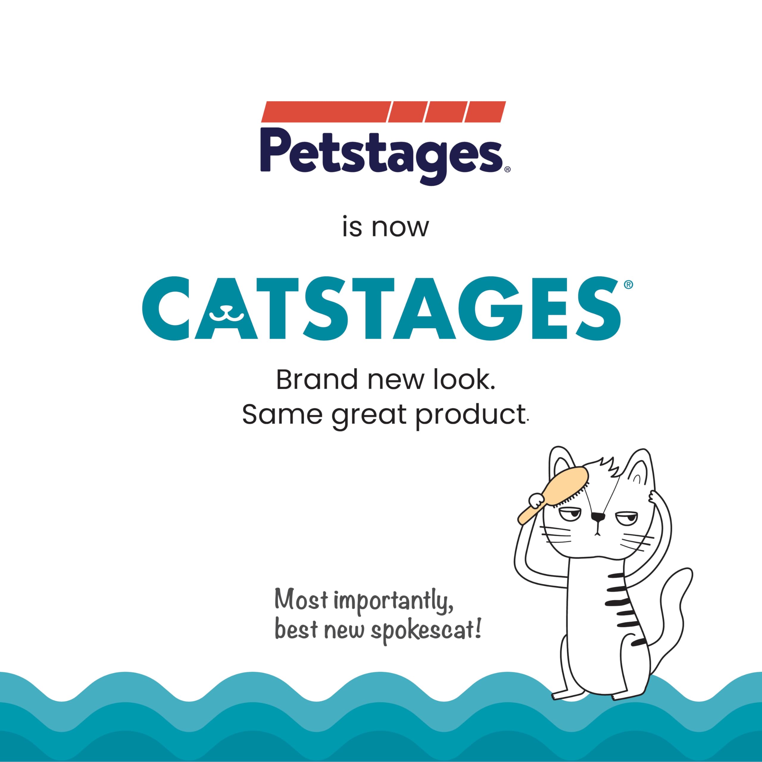 Catstages Nighttime Cuddle Plush Mouse Cat Toy With Catnip, Blue