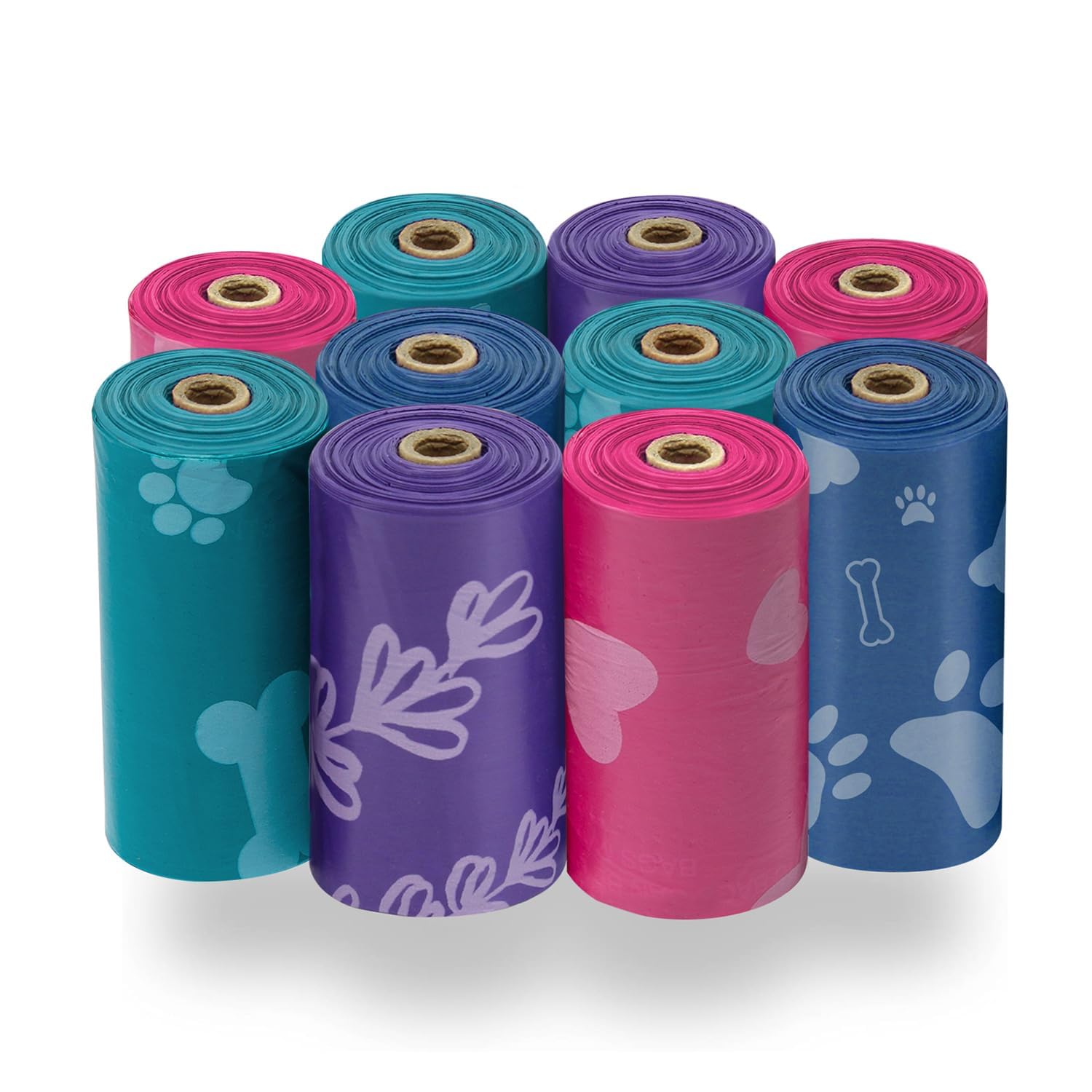 KsPups Best Pet Supplies Dog Poop Bags for Waste Refuse Cleanup, Roll Replacements for Outdoor Puppy Walking and Travel, Leak Pr