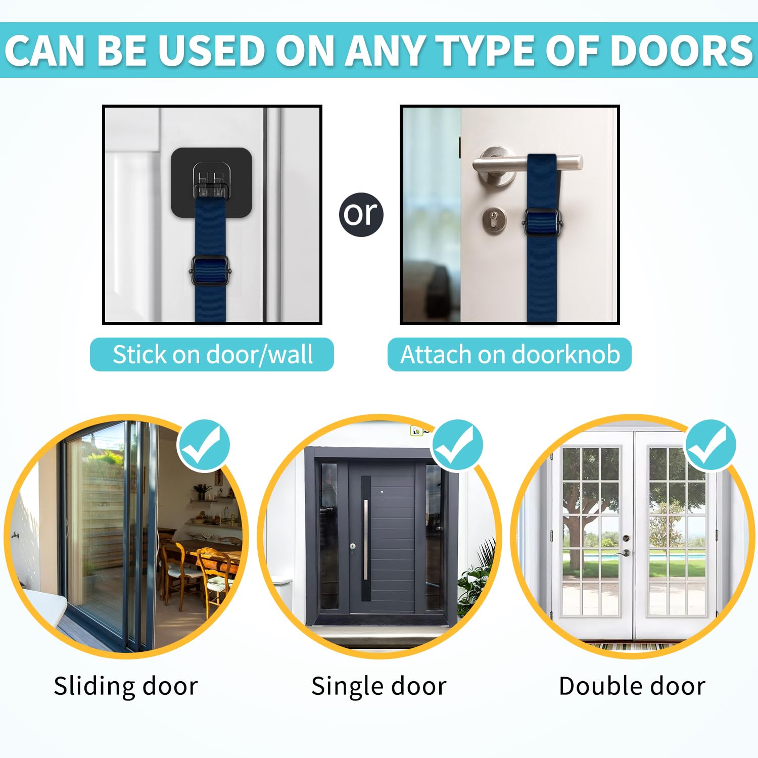 Cooyoo Dog Doorbells, Adjustable Potty Training Dog Bells, Upgraded For Training Your Puppy The Easy Way, Premium Quality Houset