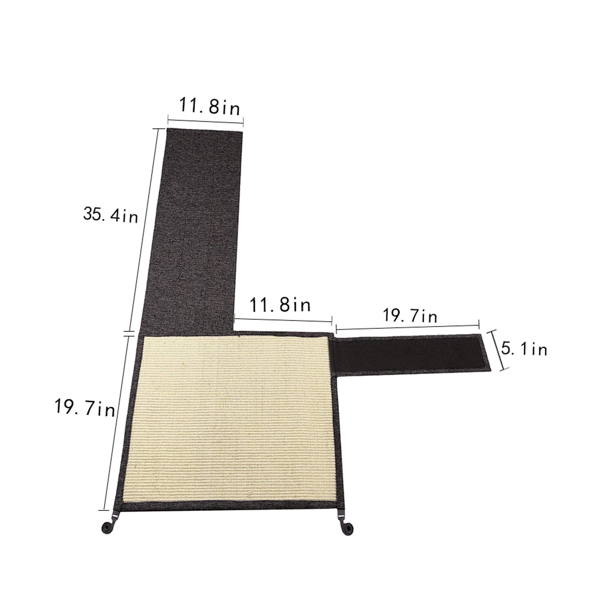 Cat Scratcher Couch- Natural Sisal Furniture Protection from Cats - Corner cat Scratcher Couch for Chair,Sofa - Easy Installatio