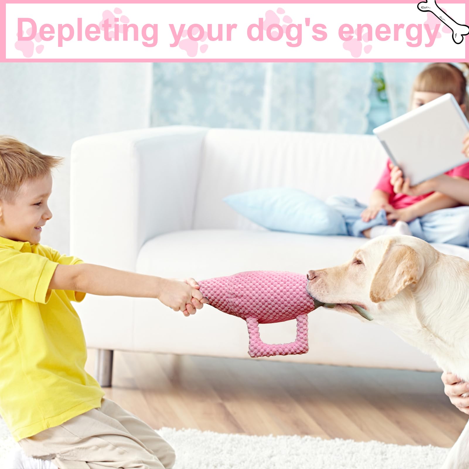 Baborui Quality Upgrade Cute Squeaky Dog Toys Tumbler, Soft Cup Funny Dog Toys For Aggressive Chewers, Safety Design Dog Toys Fo