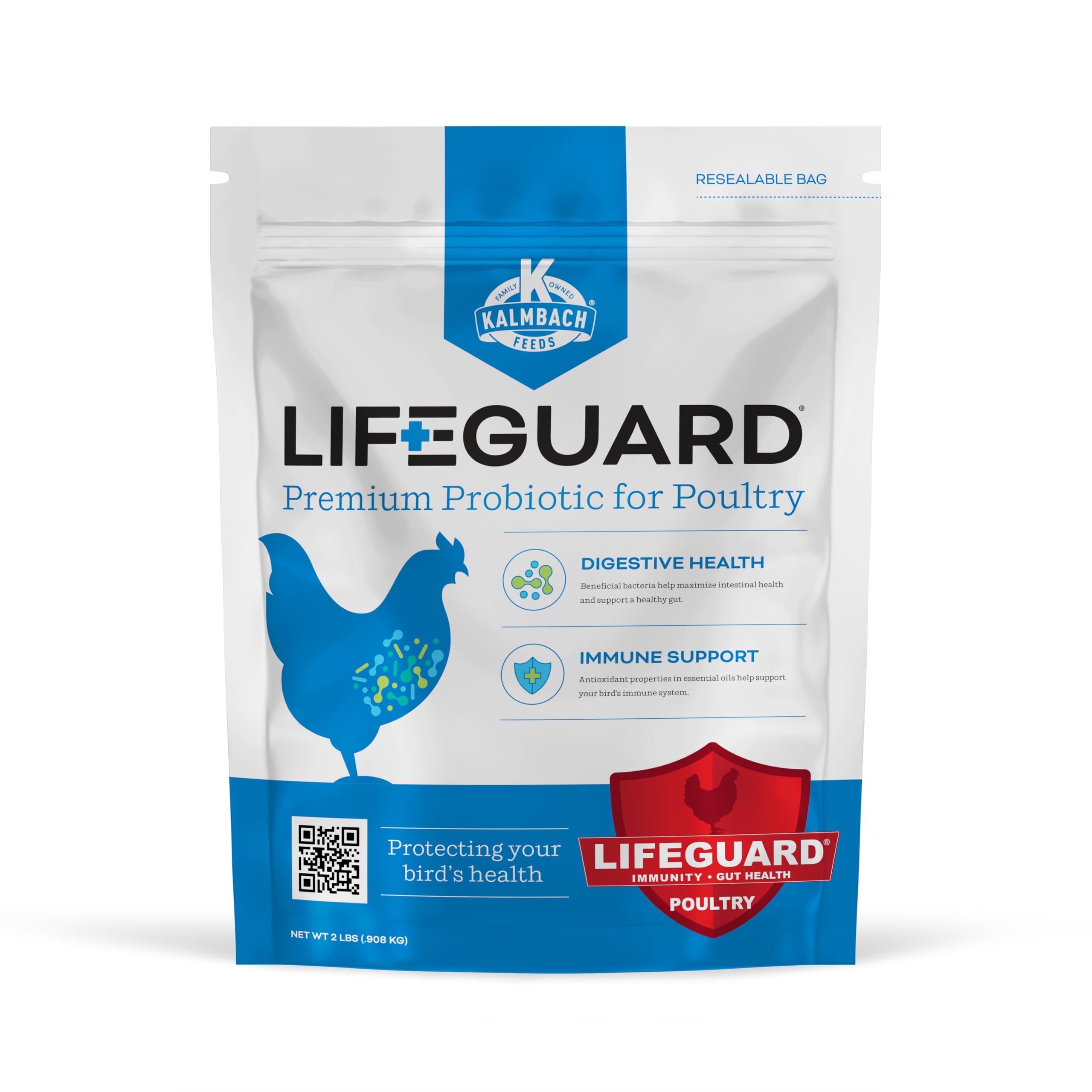 Lifeguard Digestive Health Supplement for All Species of Poultry, 2 lb Bag